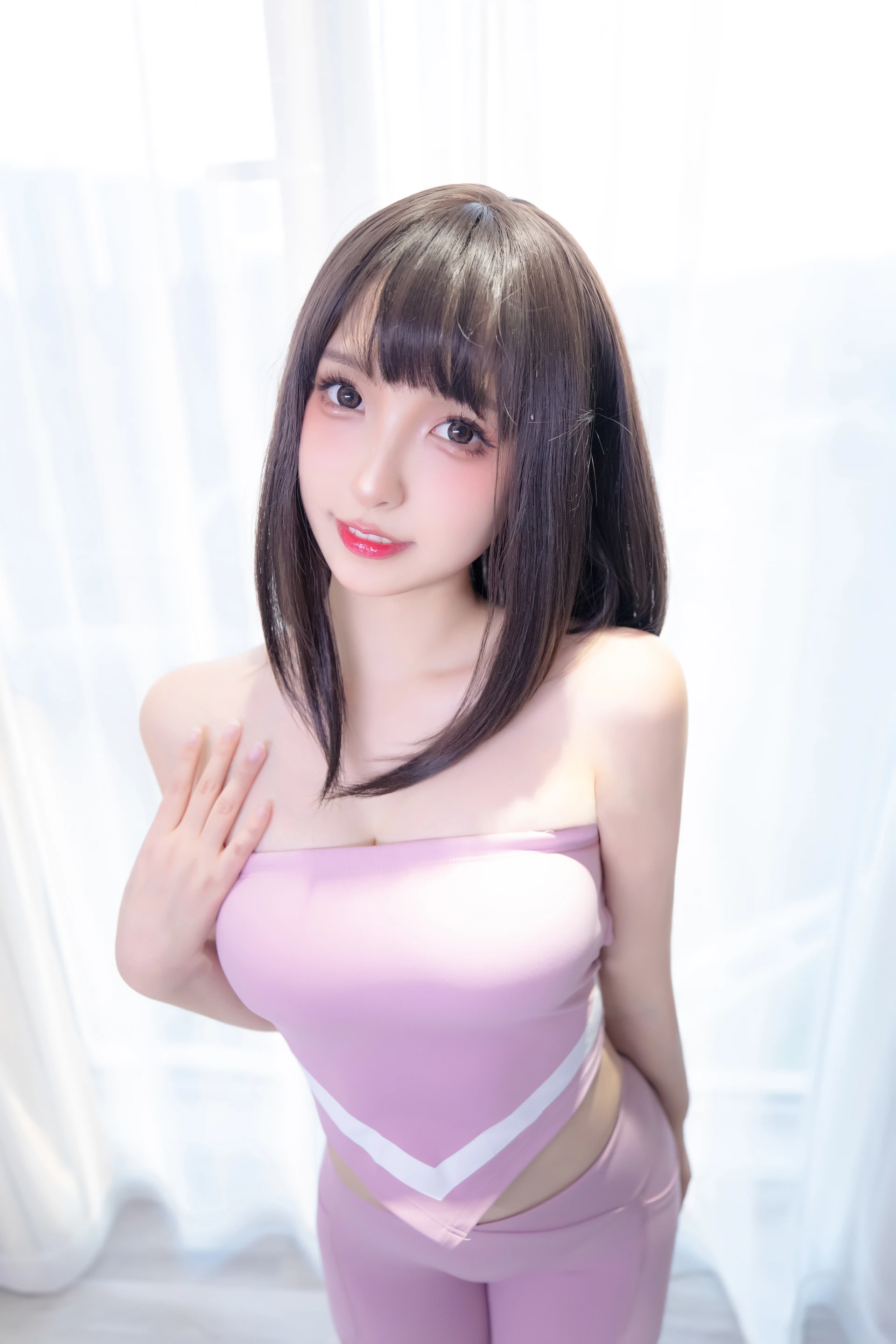 神楽坂真冬 第四季 序号10：《草莓蜜桃》 [75P-141MB]内衣, 瑜伽服, 神楽坂真冬, 美腿, 美足b