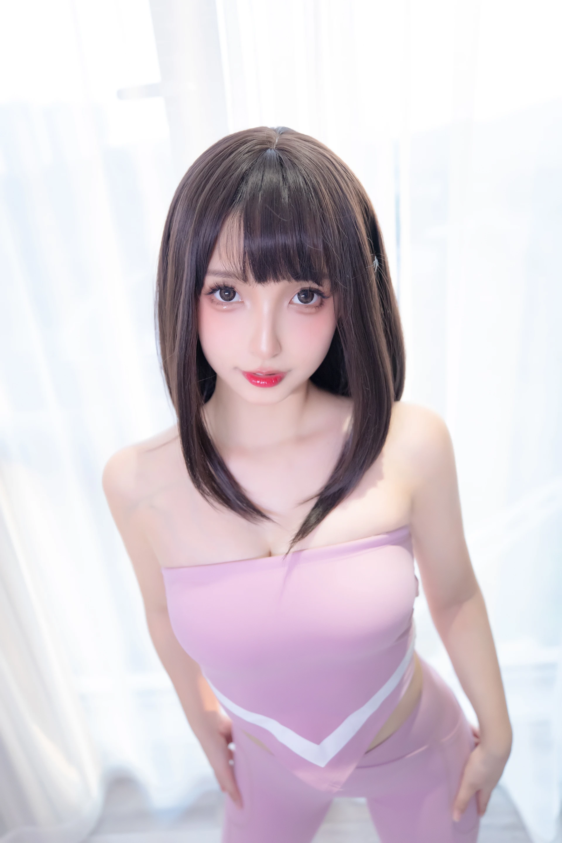 神楽坂真冬 第四季 序号10：《草莓蜜桃》 [75P-141MB]内衣, 瑜伽服, 神楽坂真冬, 美腿, 美足b