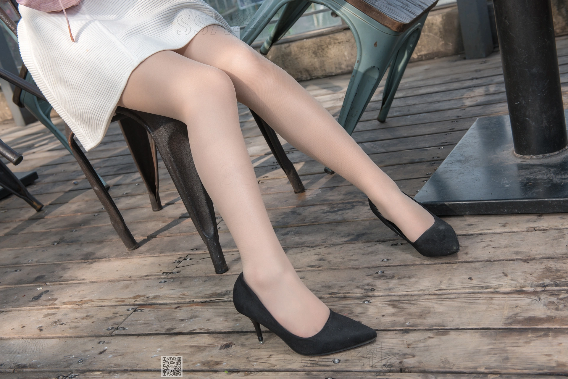 SSA丝社 超清写真 NO.052 西西 街拍小白裙[120P-2.02GB]