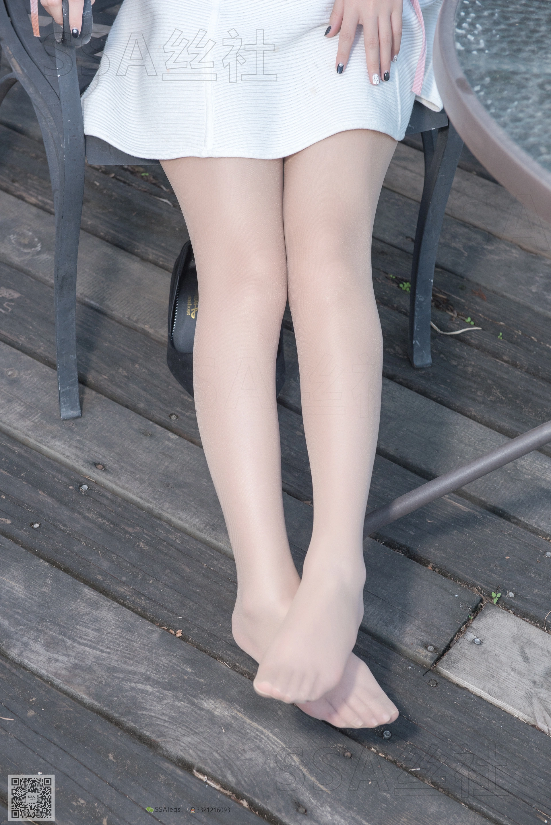SSA丝社 超清写真 NO.052 西西 街拍小白裙[120P-2.02GB]