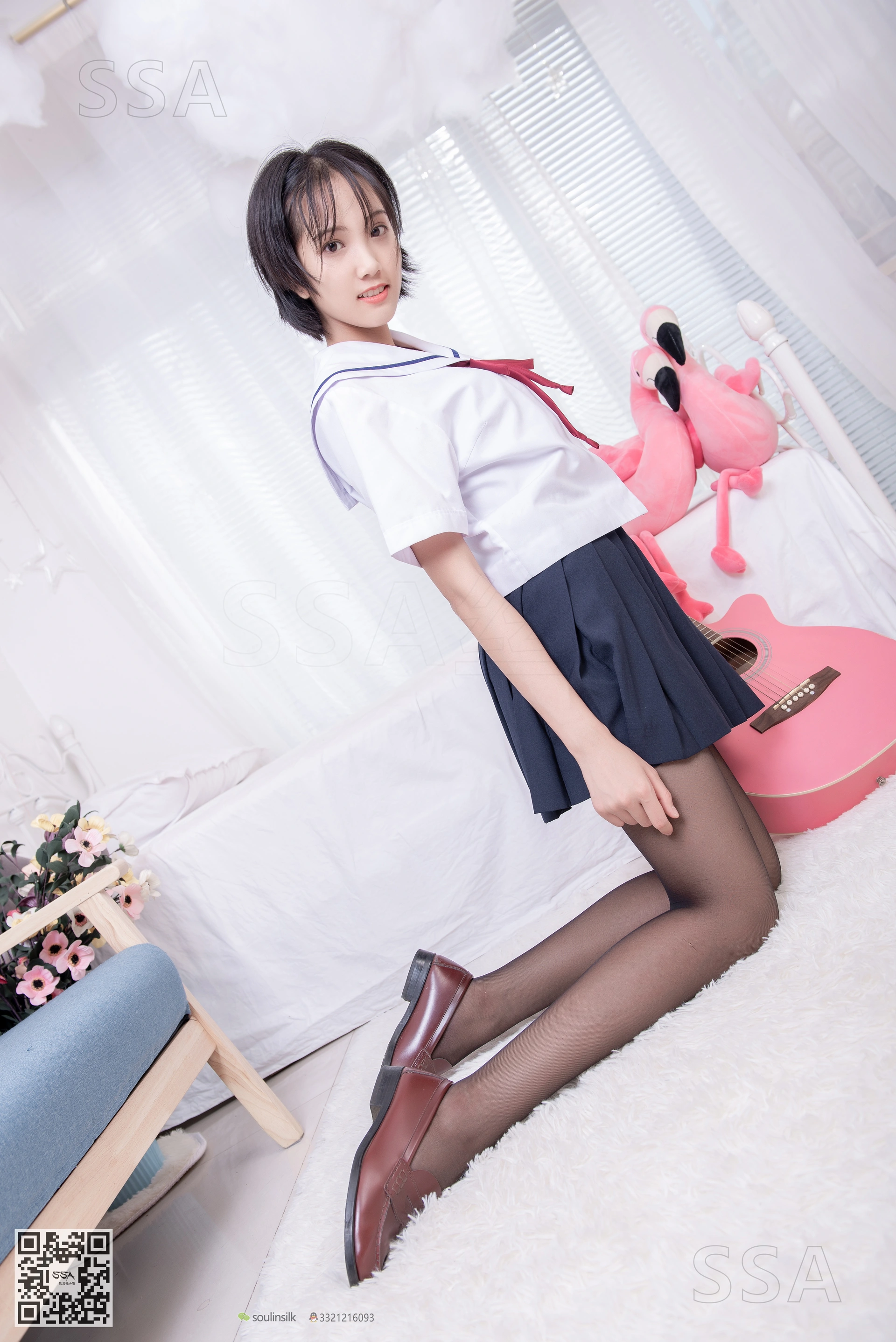 SSA丝社 超清写真 NO.169 小佩 JK制服黑丝[148P／1.68GB]