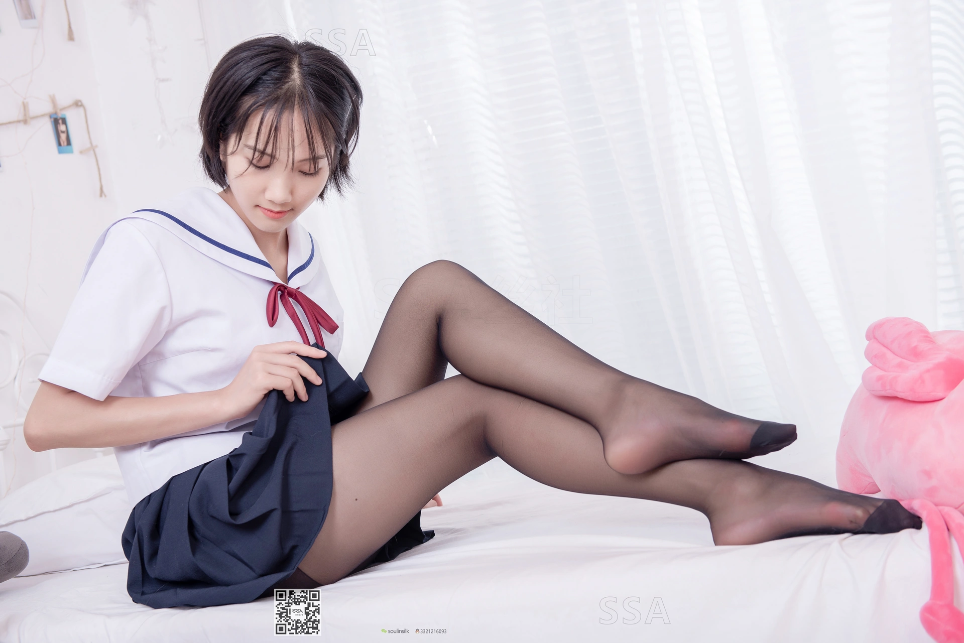 SSA丝社 超清写真 NO.169 小佩 JK制服黑丝[148P／1.68GB]