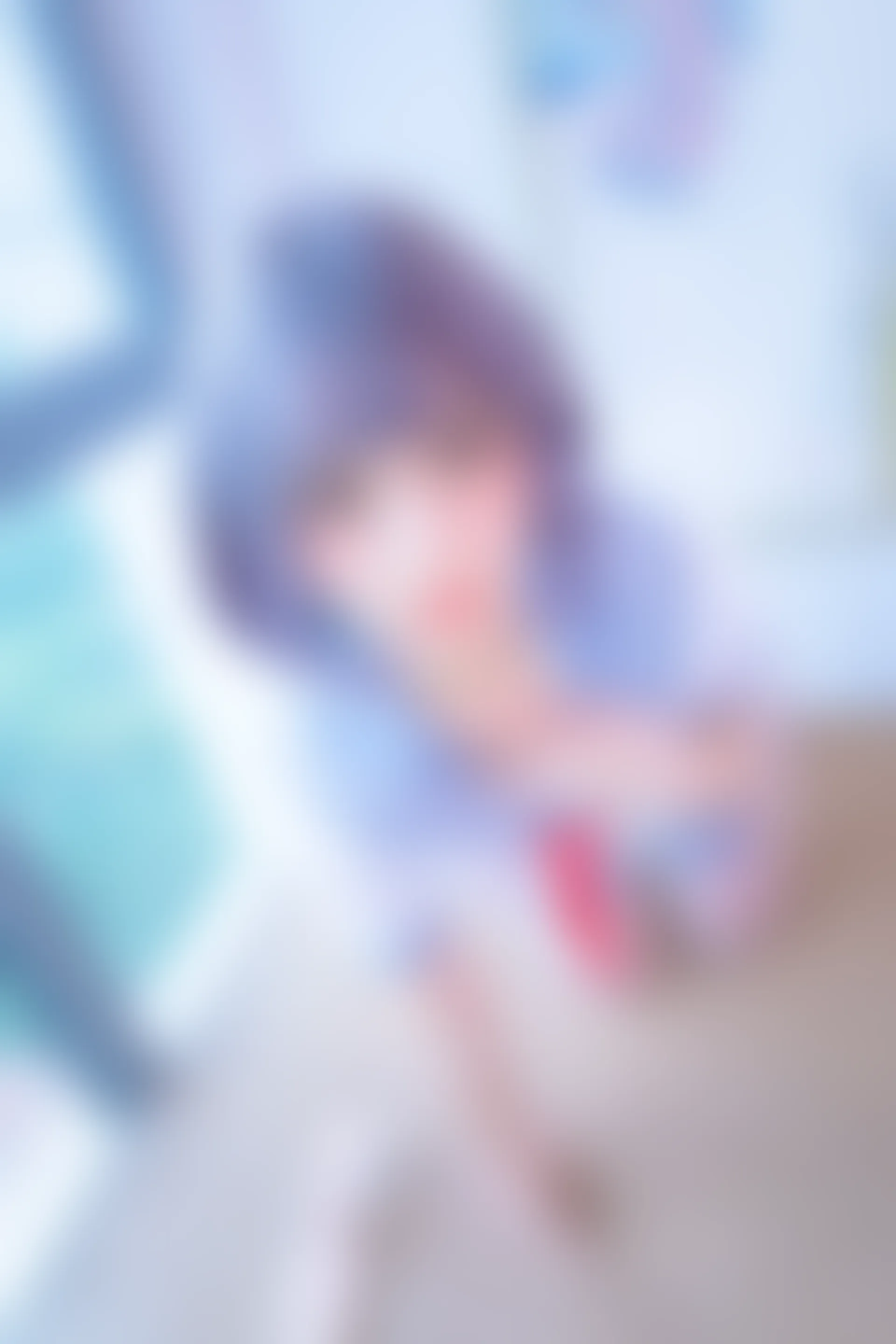 神楽坂真冬 第四季 序号4：《灰丝吊带JK》 [75P-201MB]JK制服, 内衣, 白丝, 神楽坂真冬, 美腿, 美足, 高跟鞋