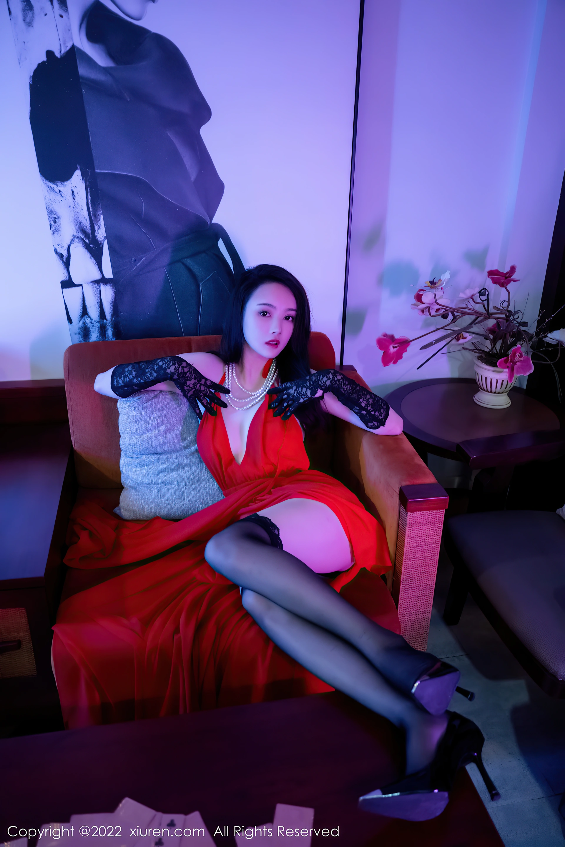 XiuRen秀人网 2022.02.11 No.4571 summer宝宝 美腿黑丝[49+1P 518MB]