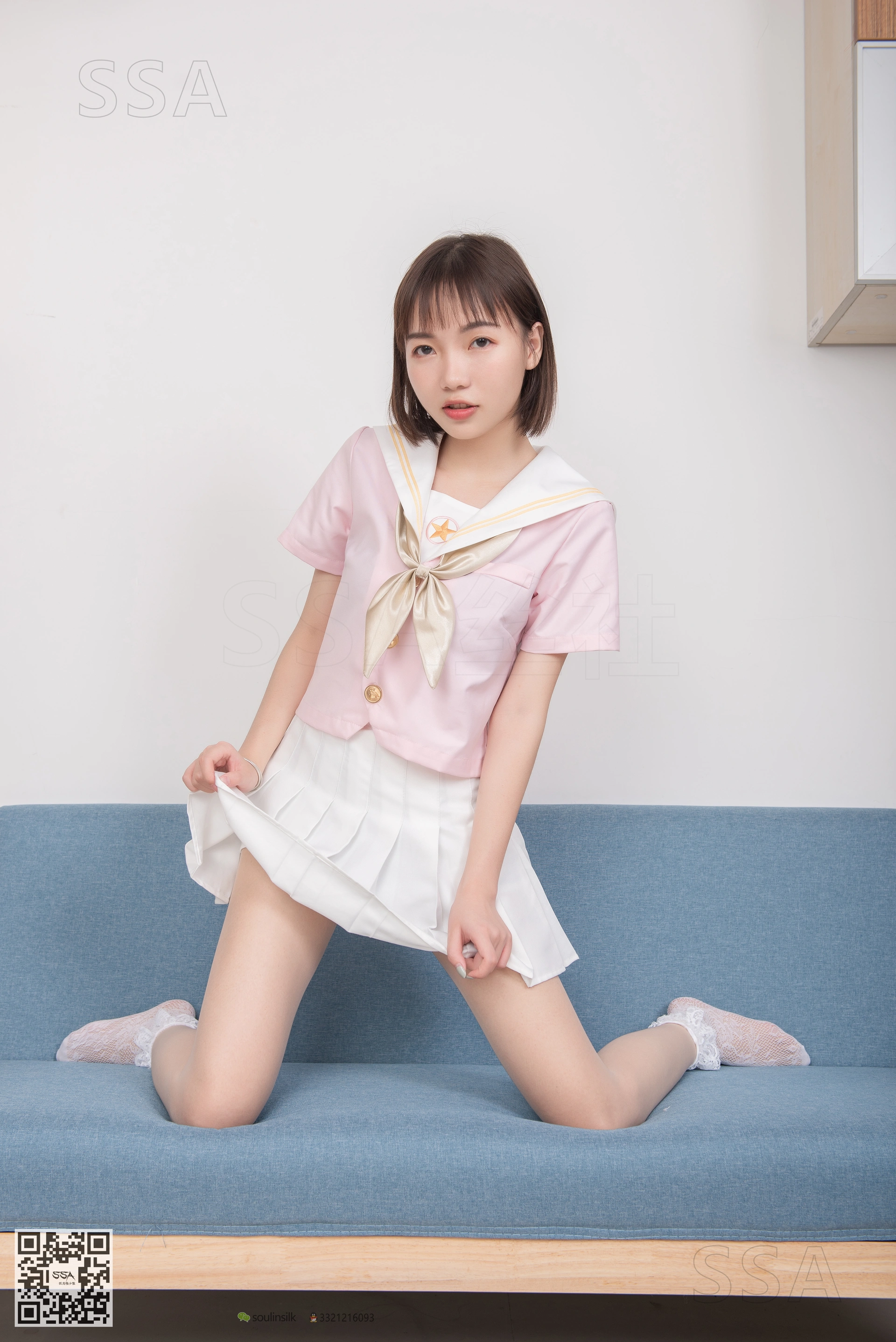 SSA丝社 超清写真 NO.162 桃子粉色JK制服 [173P-2.06GB]