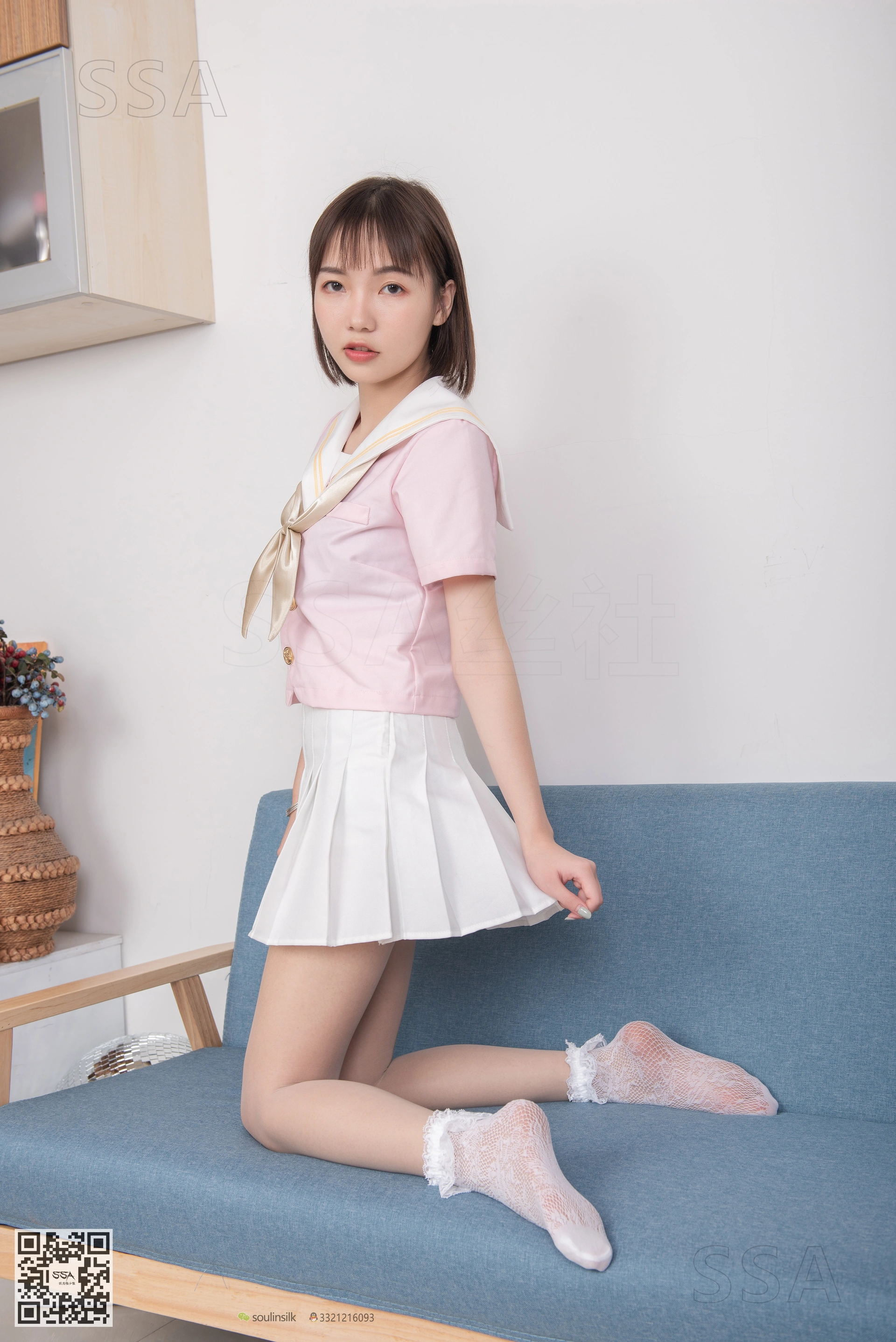 SSA丝社 超清写真 NO.162 桃子粉色JK制服 [173P-2.06GB]
