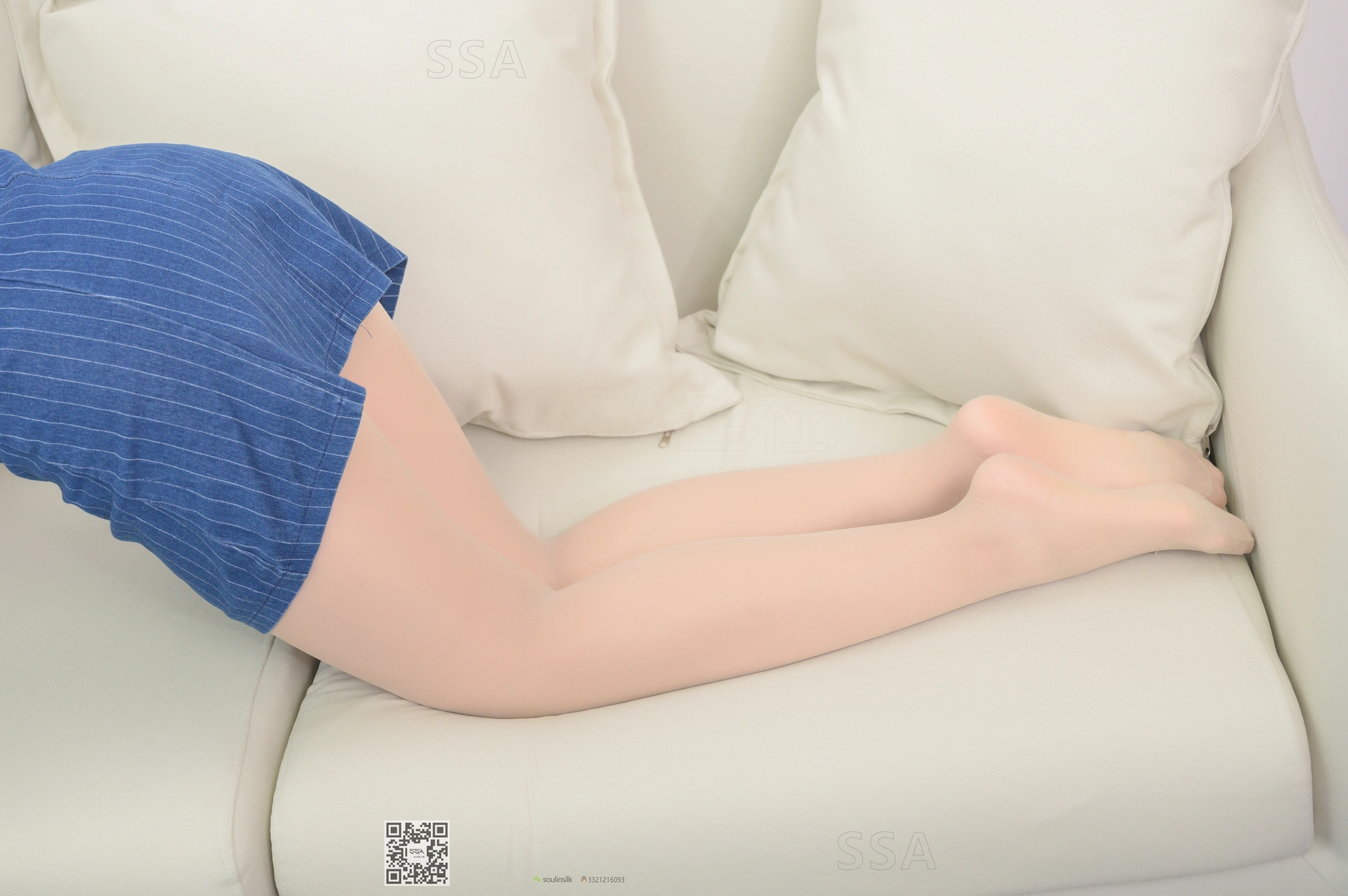 SSA丝社 超清写真 NO.192 小鹿 蓝色条纹裙穿搭示范[160P-2.72GB]