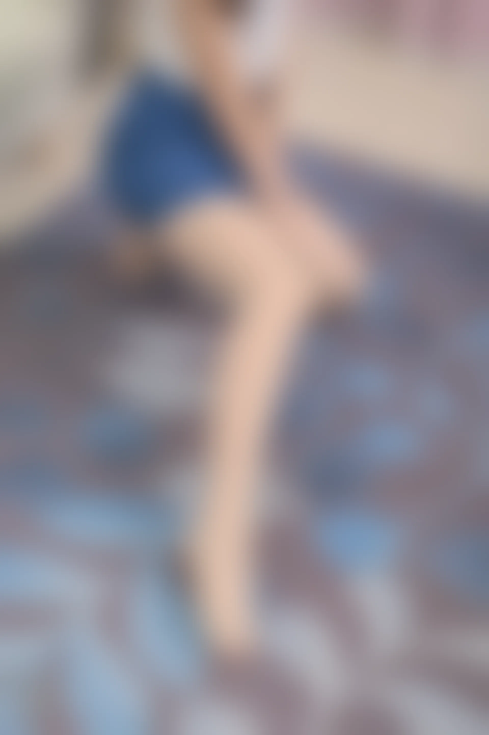SSA丝社 超清写真 NO.192 小鹿 蓝色条纹裙穿搭示范[160P-2.72GB]