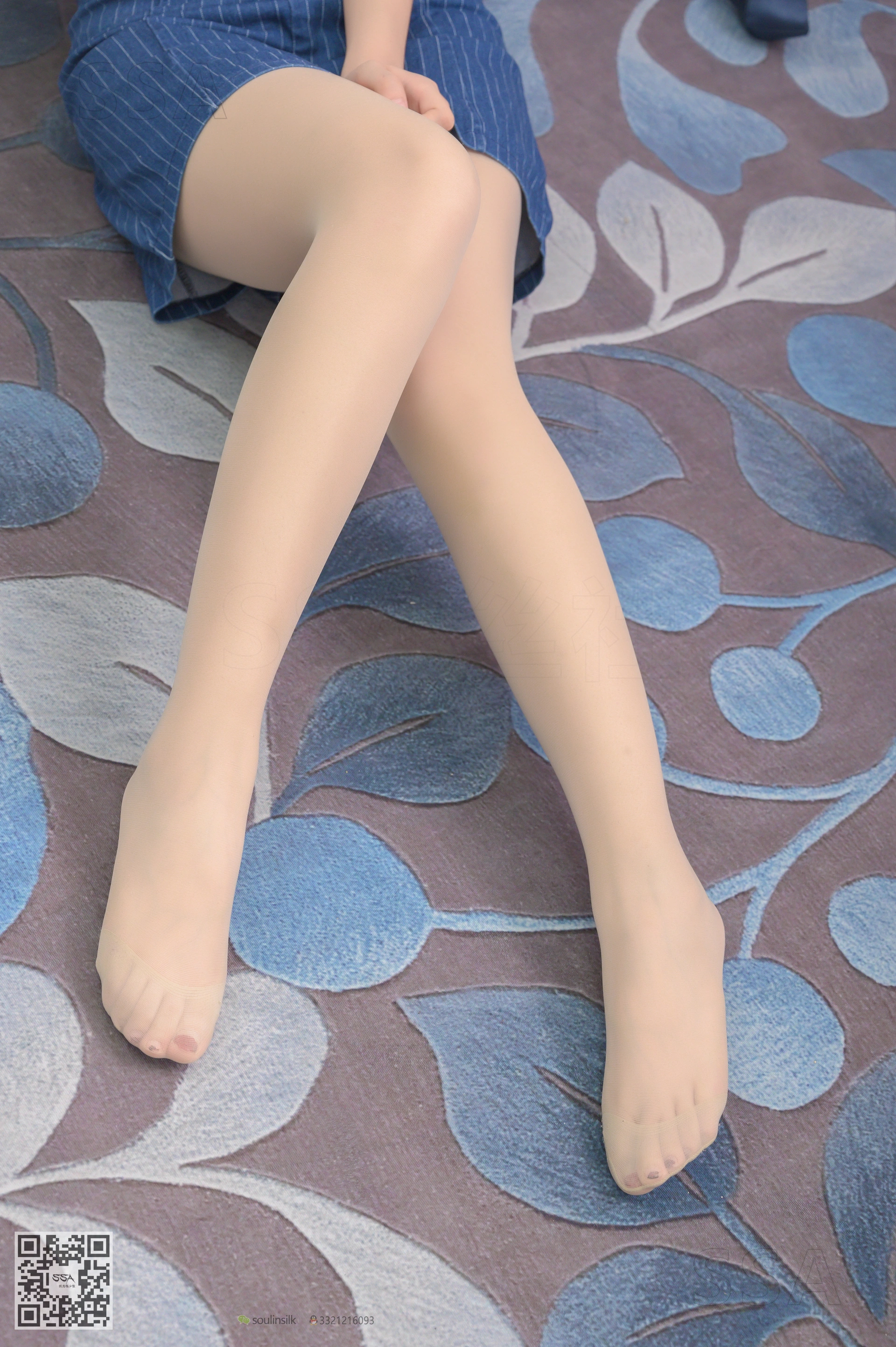 SSA丝社 超清写真 NO.192 小鹿 蓝色条纹裙穿搭示范[160P-2.72GB]