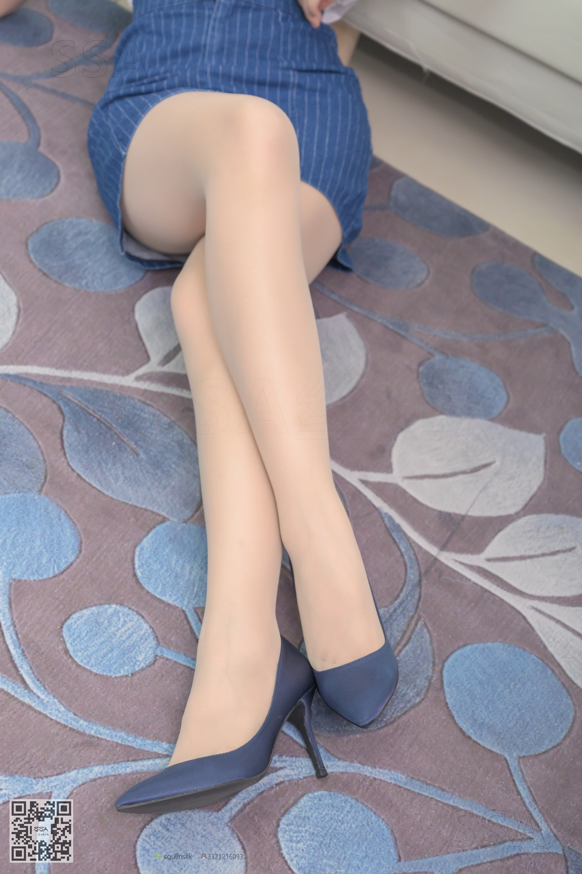 SSA丝社 超清写真 NO.192 小鹿 蓝色条纹裙穿搭示范[160P-2.72GB]