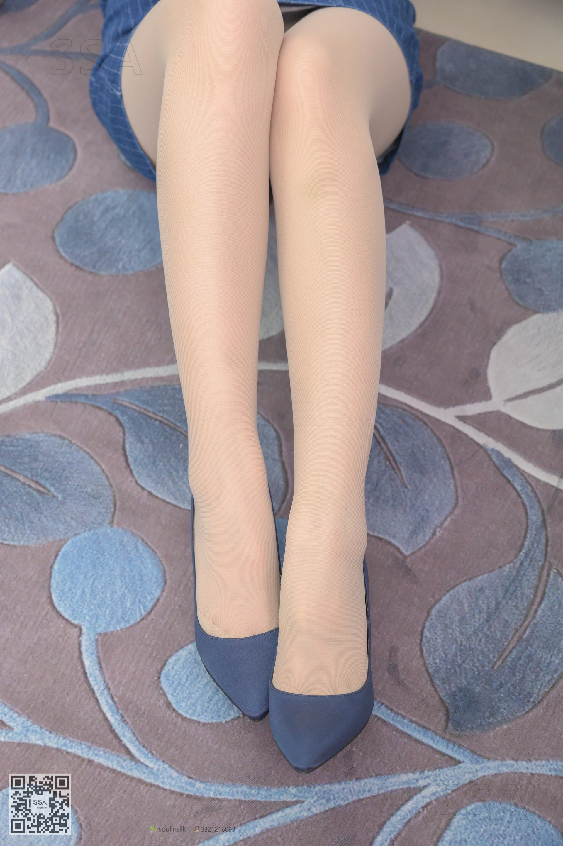 SSA丝社 超清写真 NO.192 小鹿 蓝色条纹裙穿搭示范[160P-2.72GB]