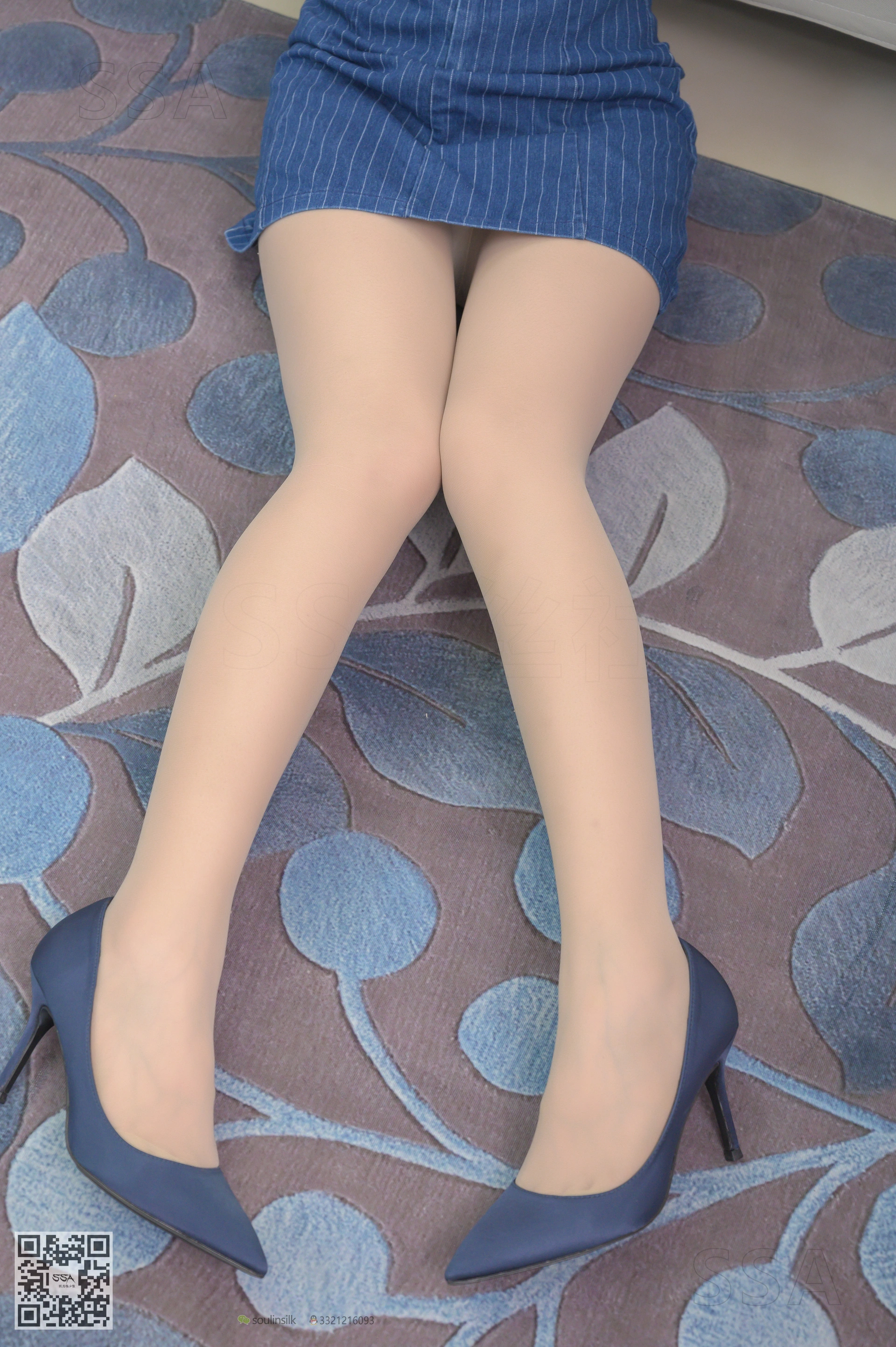 SSA丝社 超清写真 NO.192 小鹿 蓝色条纹裙穿搭示范[160P-2.72GB]
