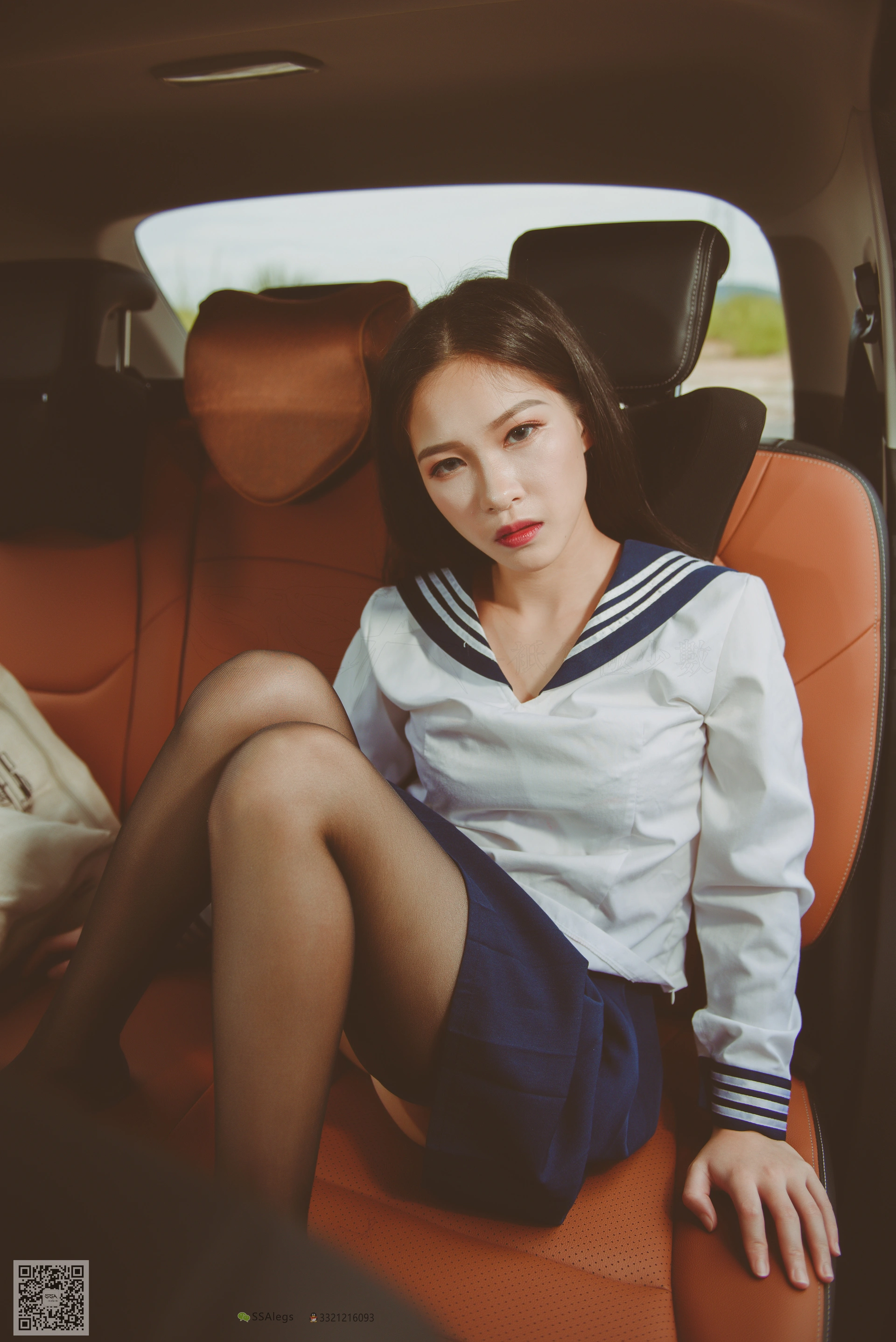 SSA丝社 超清写真 NO.017 佳佳 小丝妹佳佳练车记[63P／1.02GB]