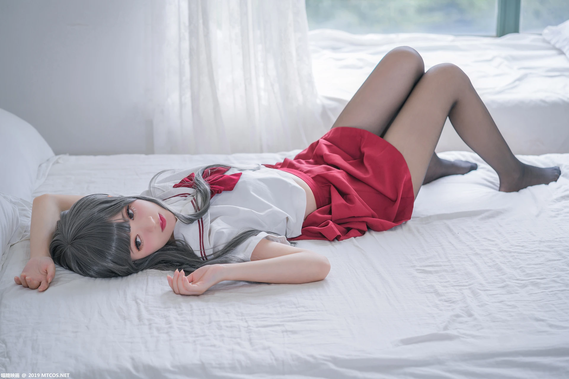 喵糖映画 VOL.017 [40P-900M]制服, 可爱, 喵糖映画, 美腿, 黑丝