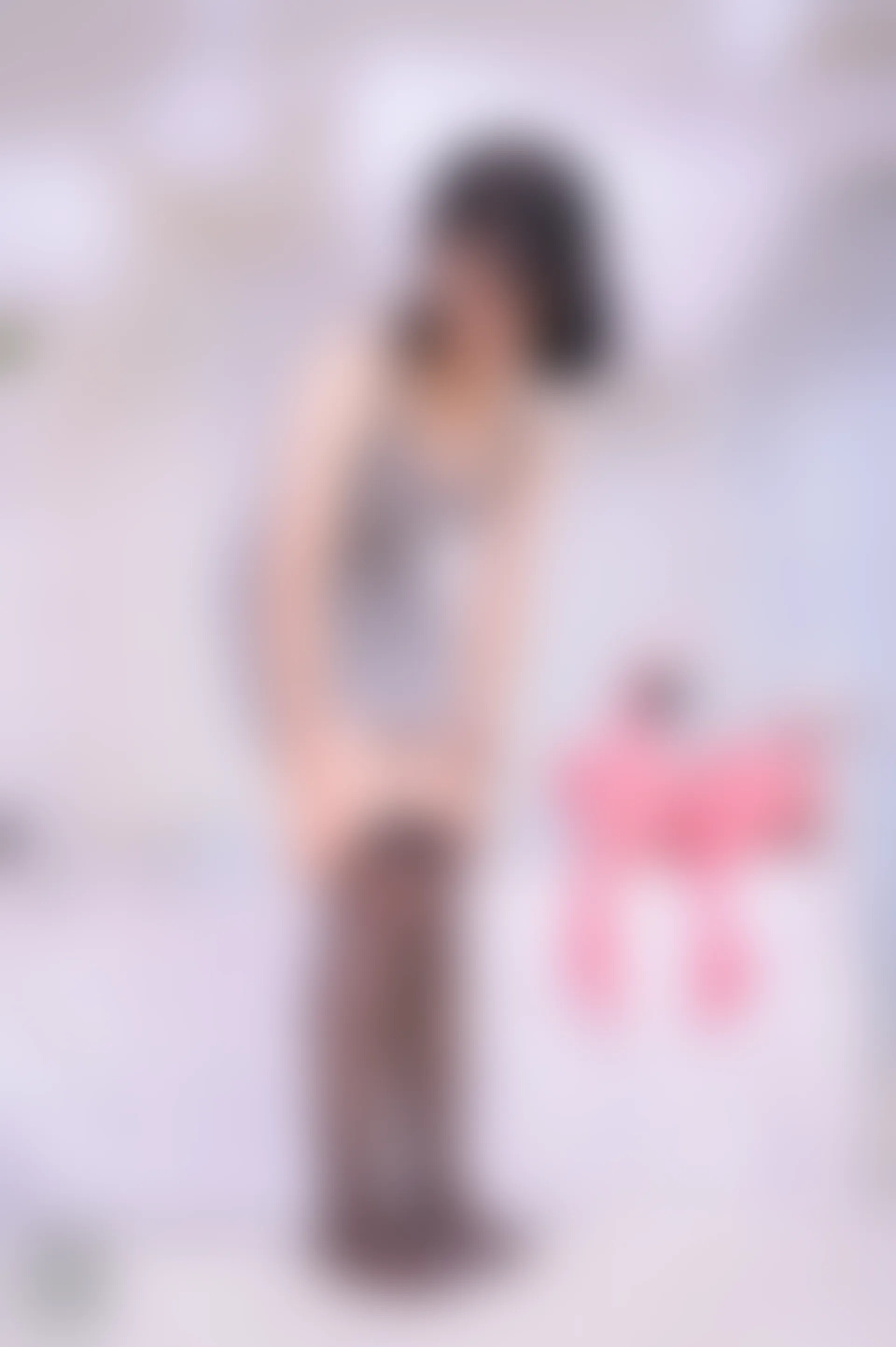 SSA丝社 超清写真 NO.171 CC 灰色连衣裙黑丝穿搭示范[141P／1.46GB]