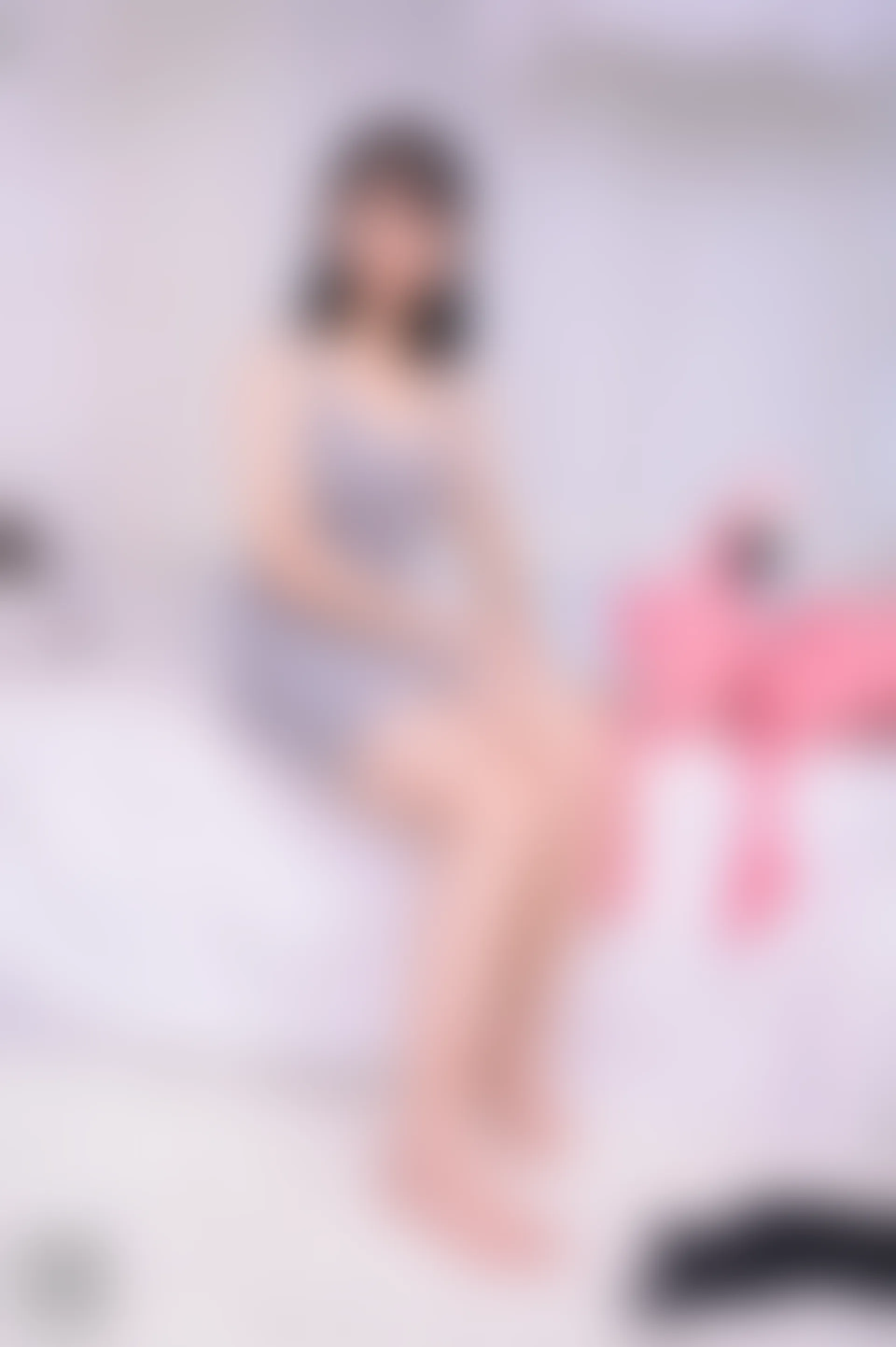 SSA丝社 超清写真 NO.171 CC 灰色连衣裙黑丝穿搭示范[141P／1.46GB]
