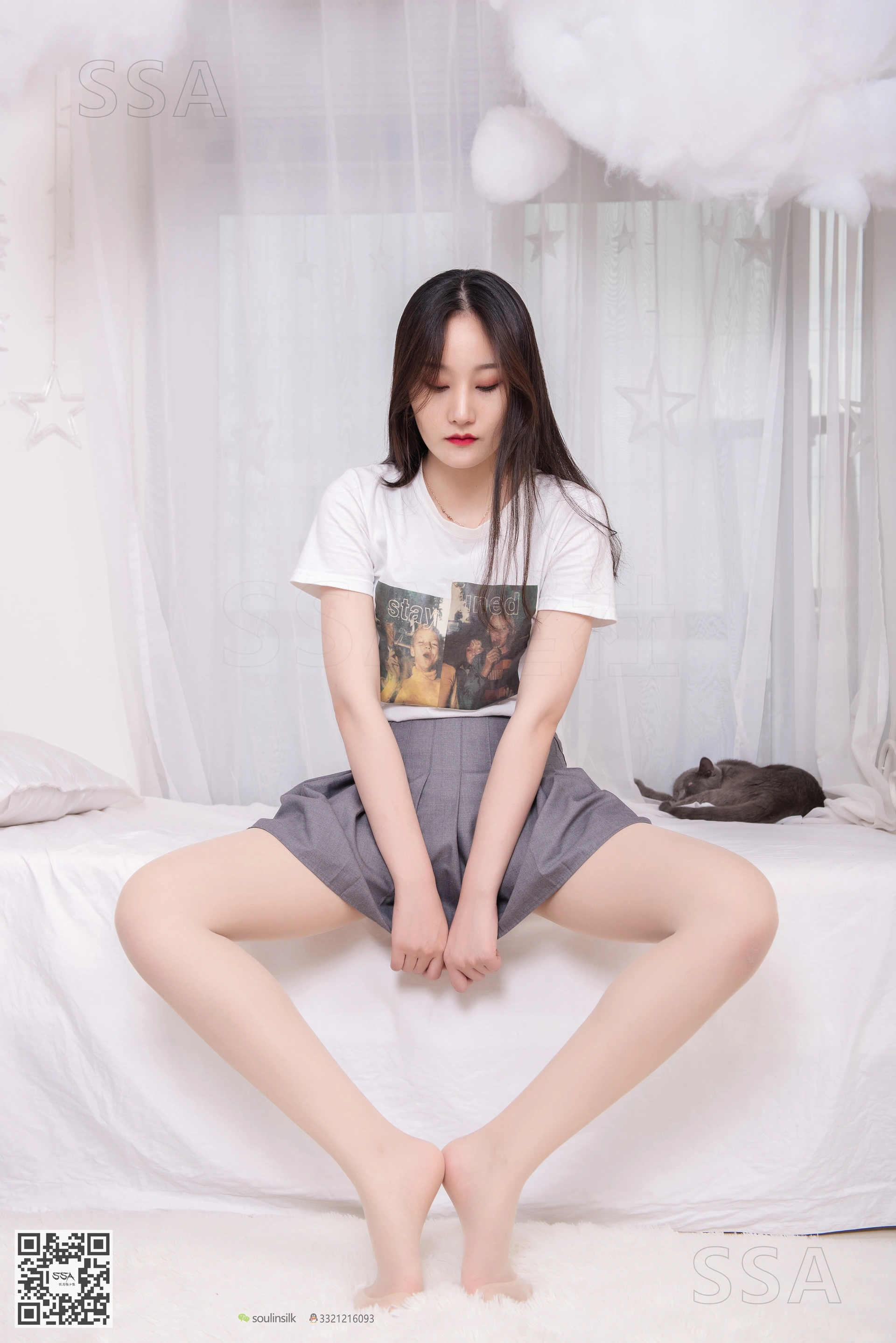 SSA丝社 超清写真 NO.166 瑶瑶休闲居家肉丝裸足 [185P-1.73GB]