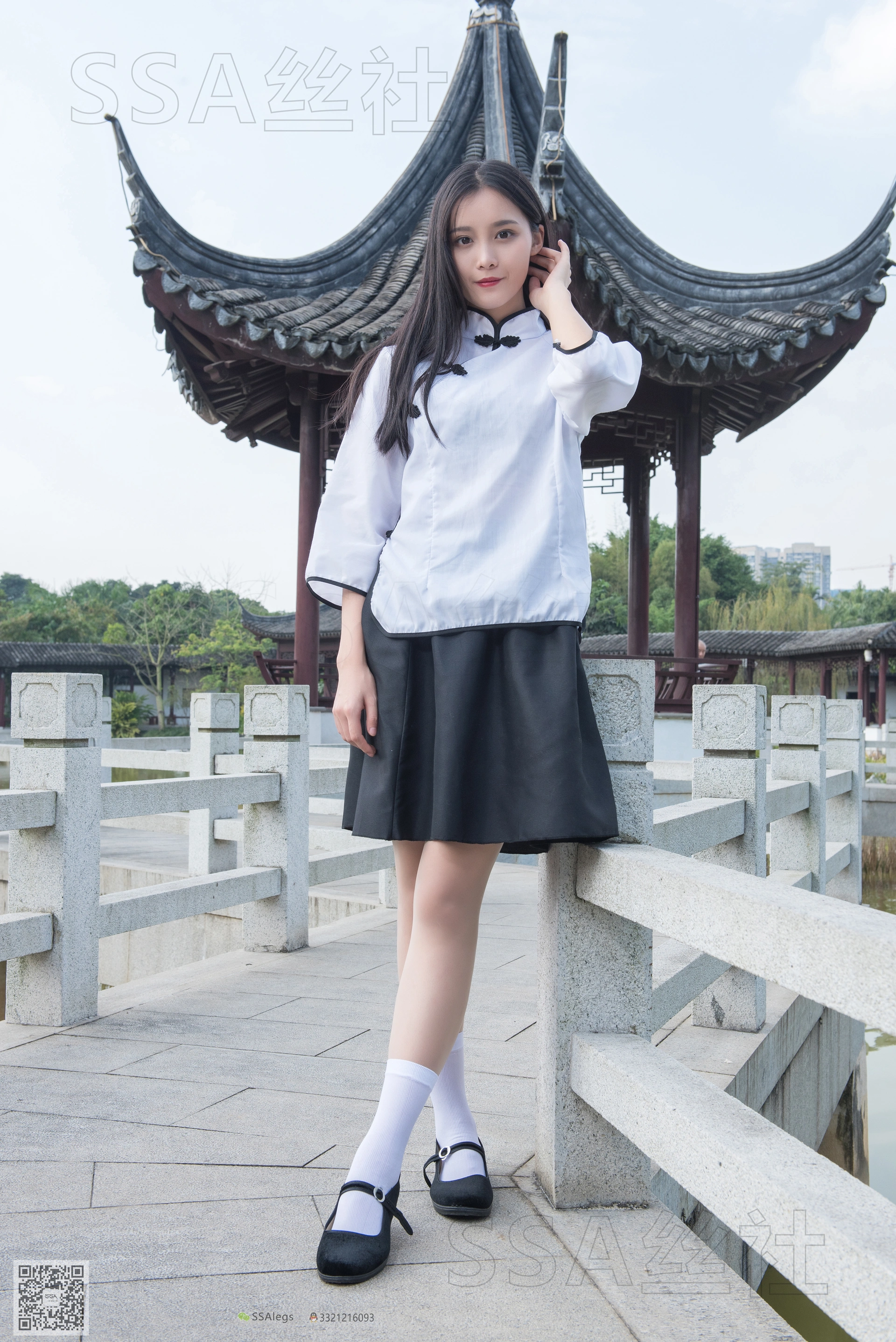 SSA丝社 超清写真 NO.068 君君 民国学妹肉丝白袜[120P-1.85GB]