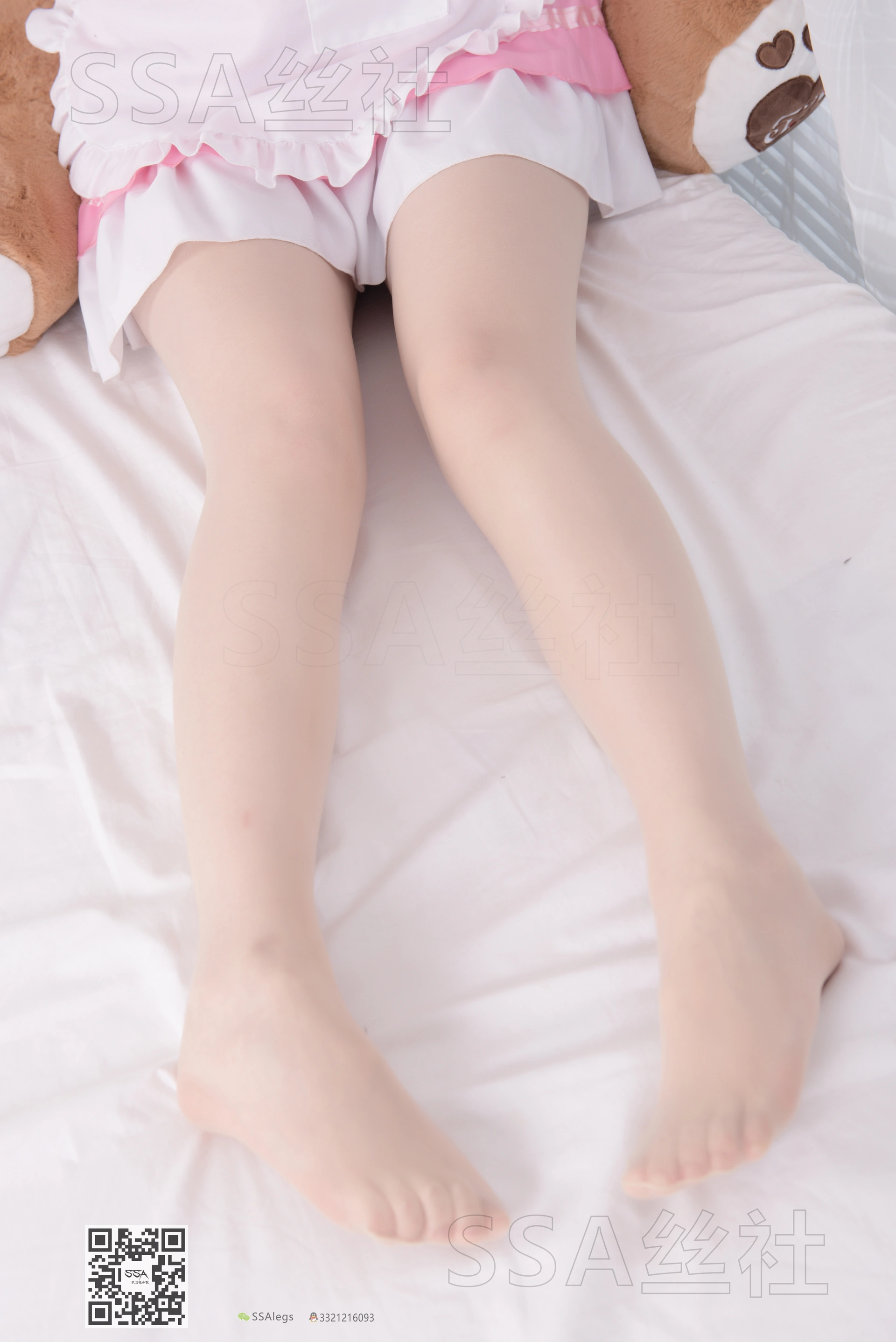 SSA丝社 超清写真 NO.089 雯雯 甜美笑容治愈系粉色女仆装[158P-1.41GB]