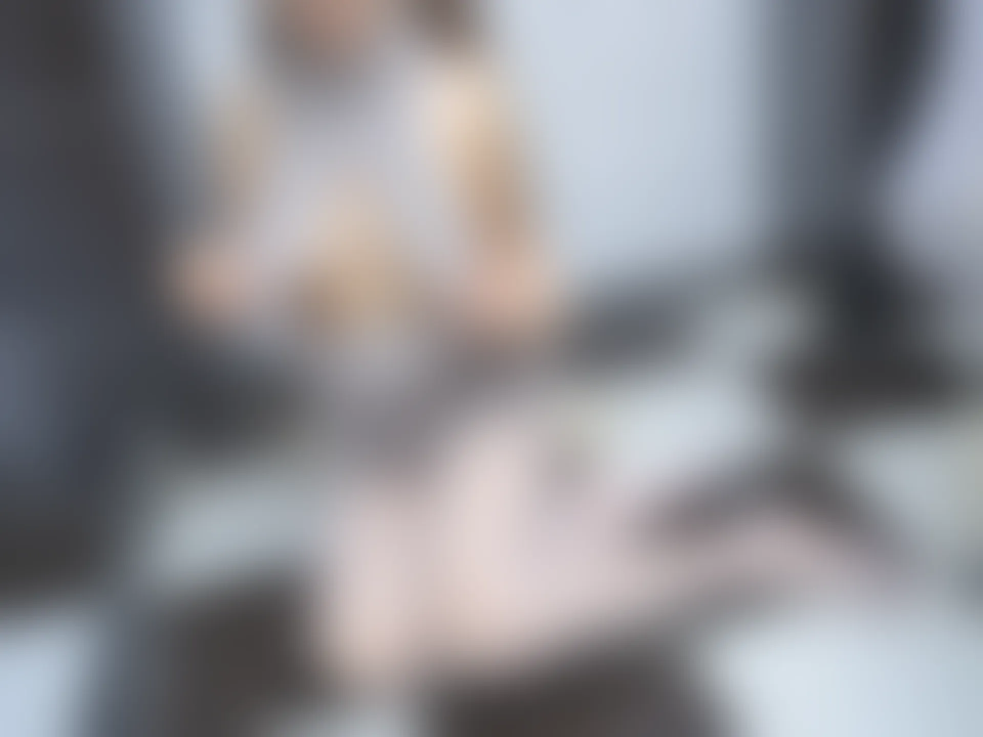 森萝财团 晴涩-07E 双马尾白丝露背毛衣 [97P1V-6.45GB]