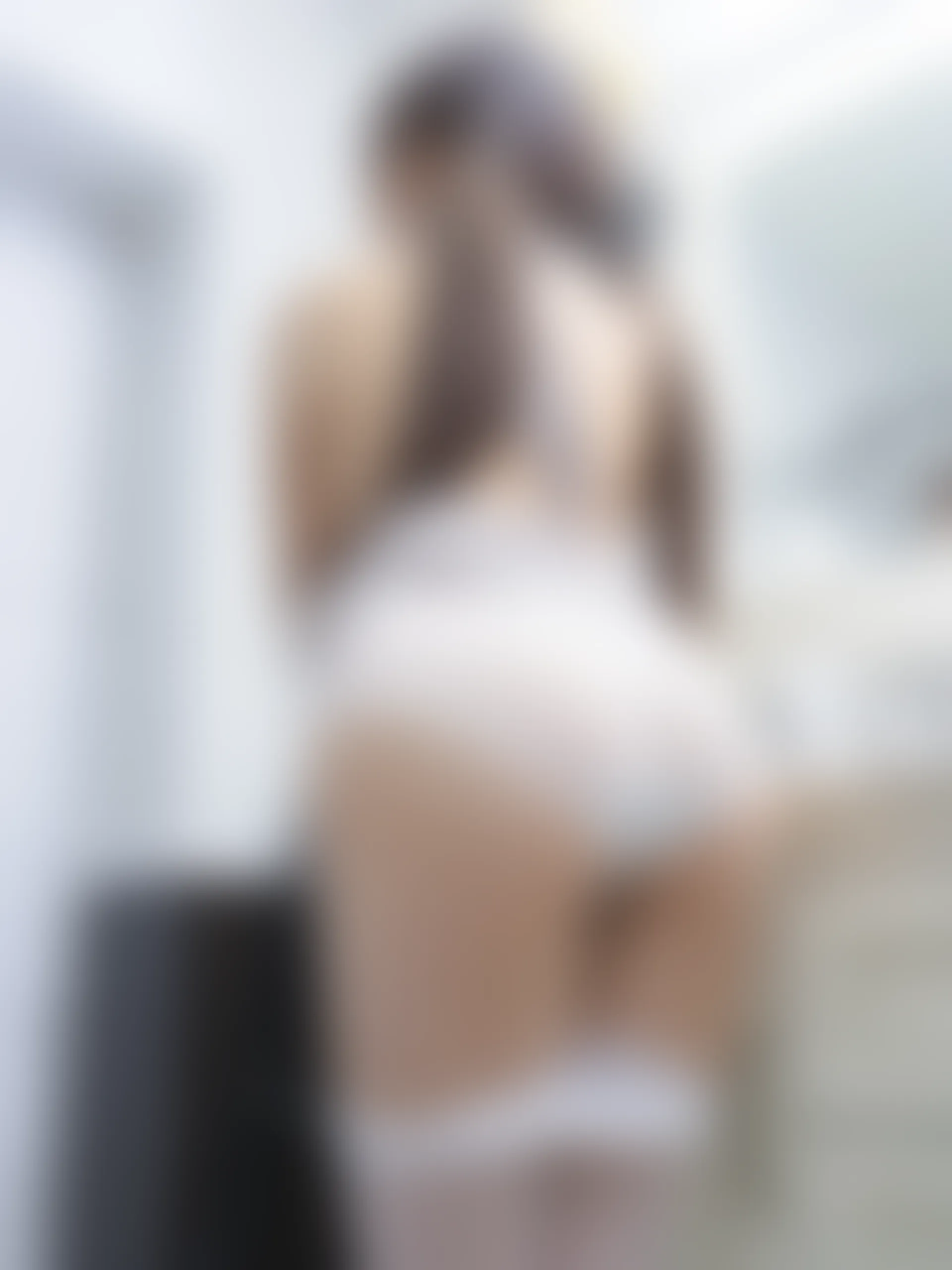 森萝财团 晴涩-07E 双马尾白丝露背毛衣 [97P1V-6.45GB]