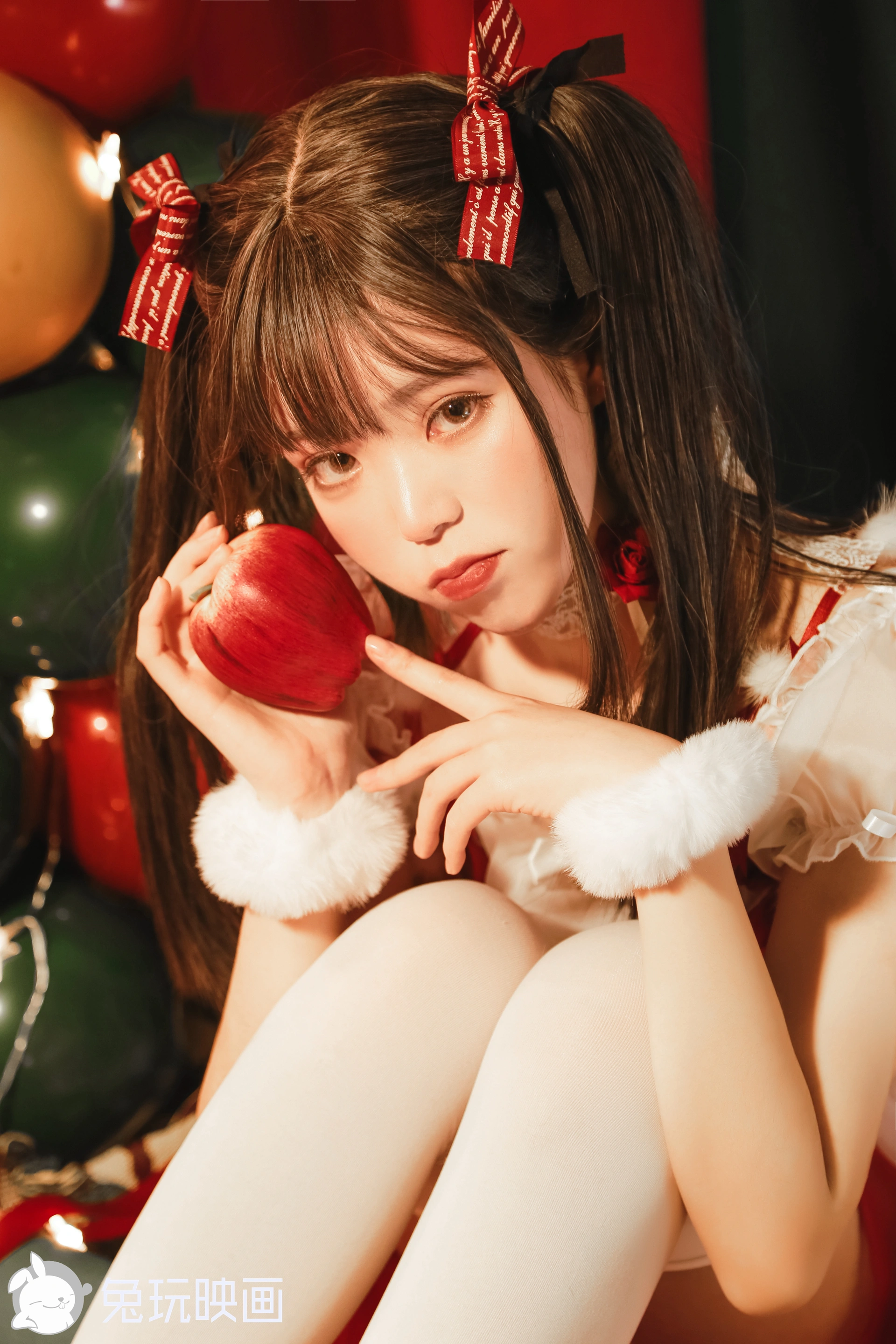 D51.002 红苹果和双马尾 [40P-497MB]