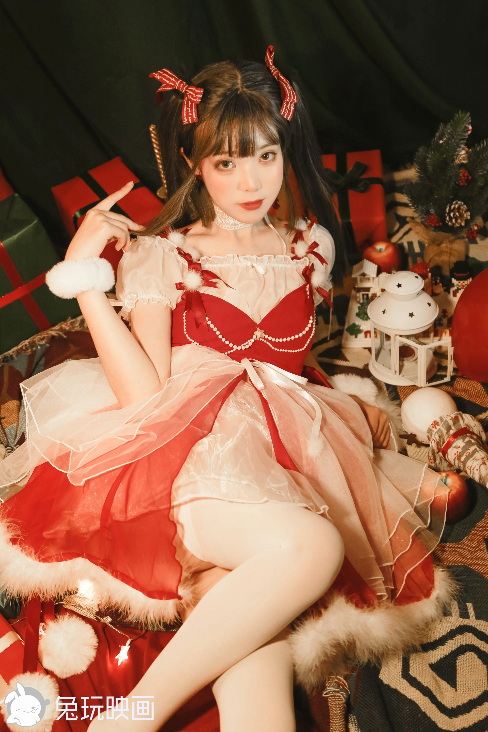 D51.002 红苹果和双马尾 [40P-497MB]