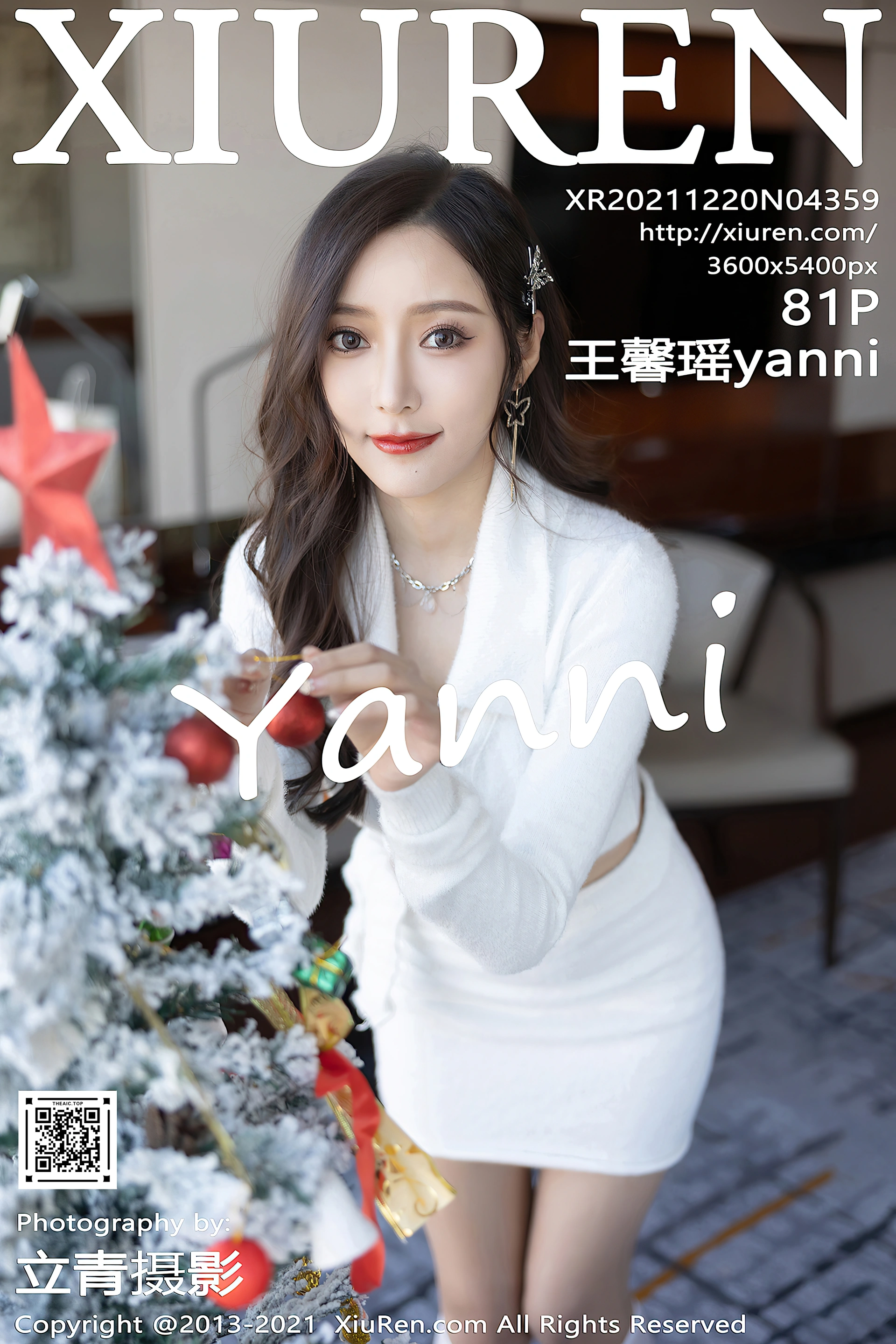 XiuRen秀人网 2021.12.20 No.4359 王馨瑶yanni 圣诞主题[82+1P 821MB]