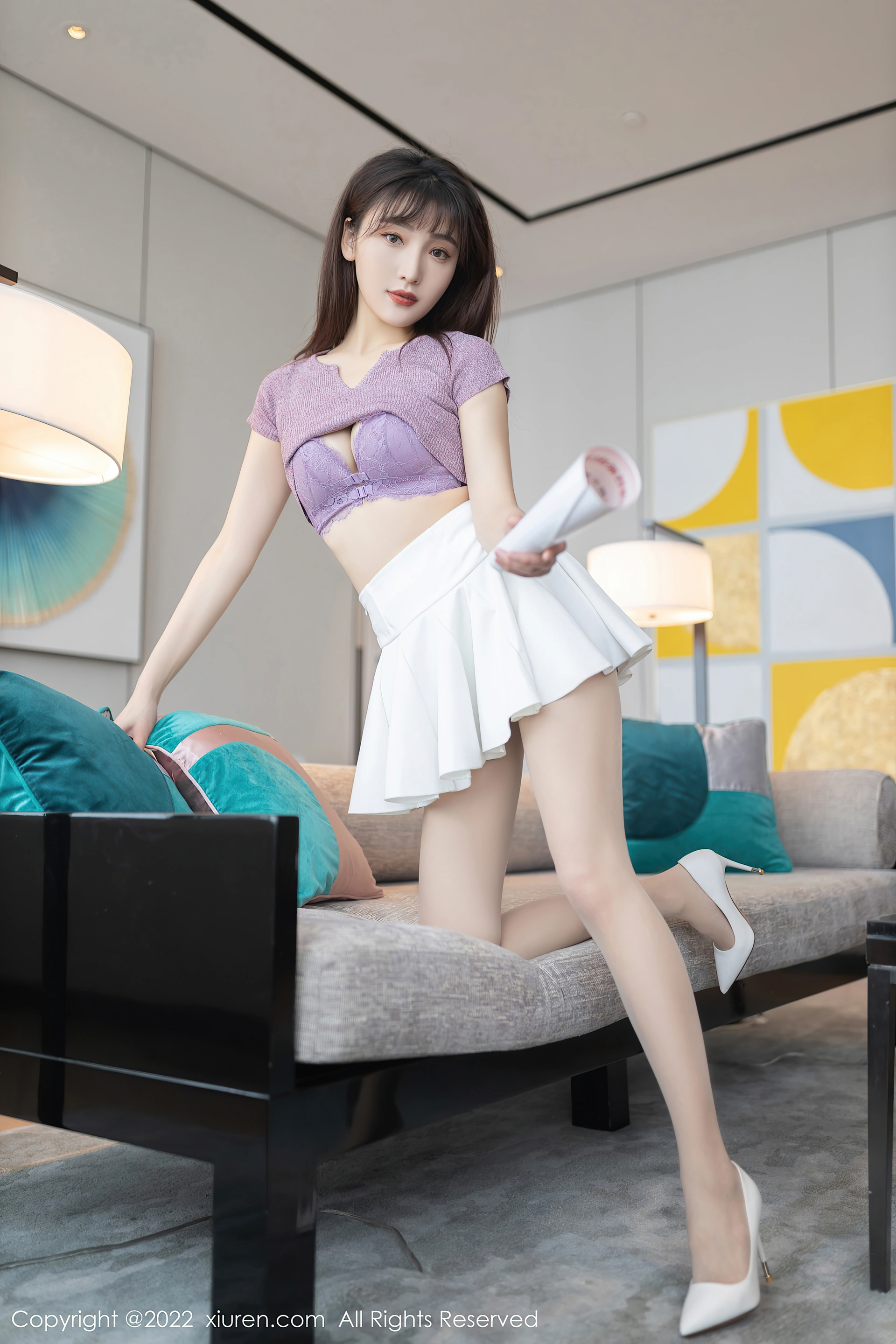XiuRen秀人网 2022.02.10 No.4570 陆萱萱 美腿清纯[80+1P 757MB]