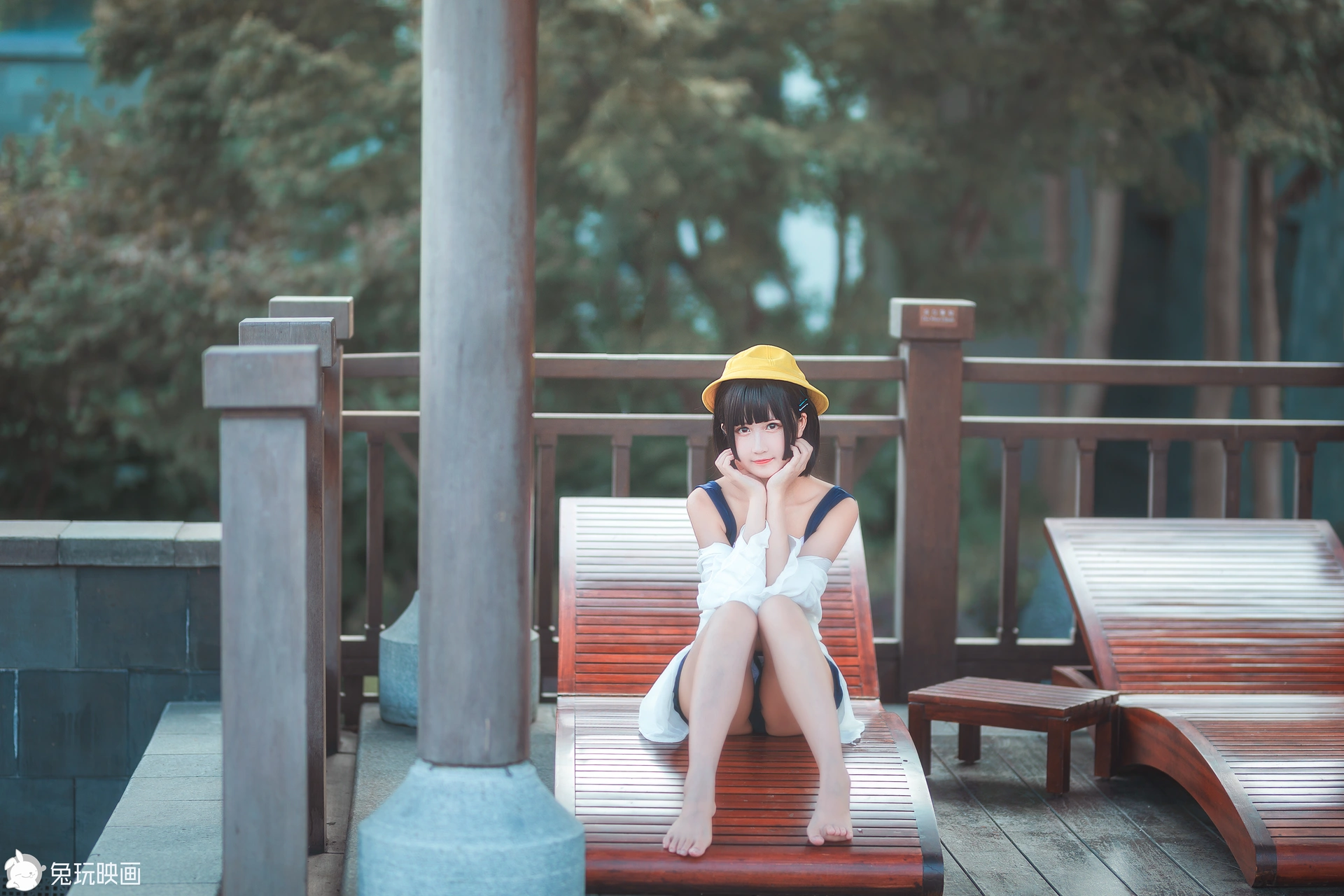 兔玩映画 夏日泳装 Vol.041 小黄帽 [40P-413MB]
