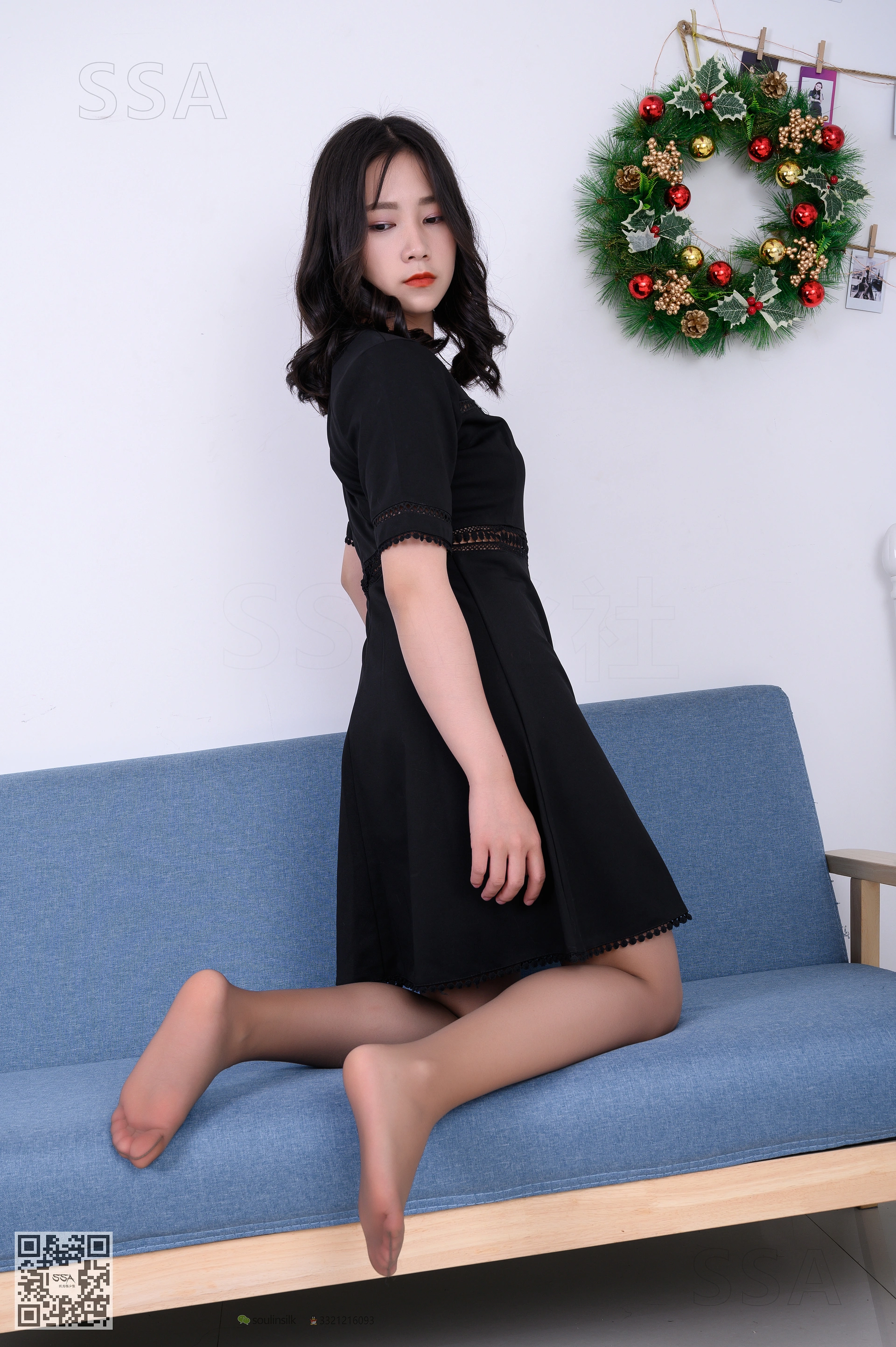 SSA丝社 超清写真 NO.161 阿花黑色连衣裙 [120P-1.66GB]