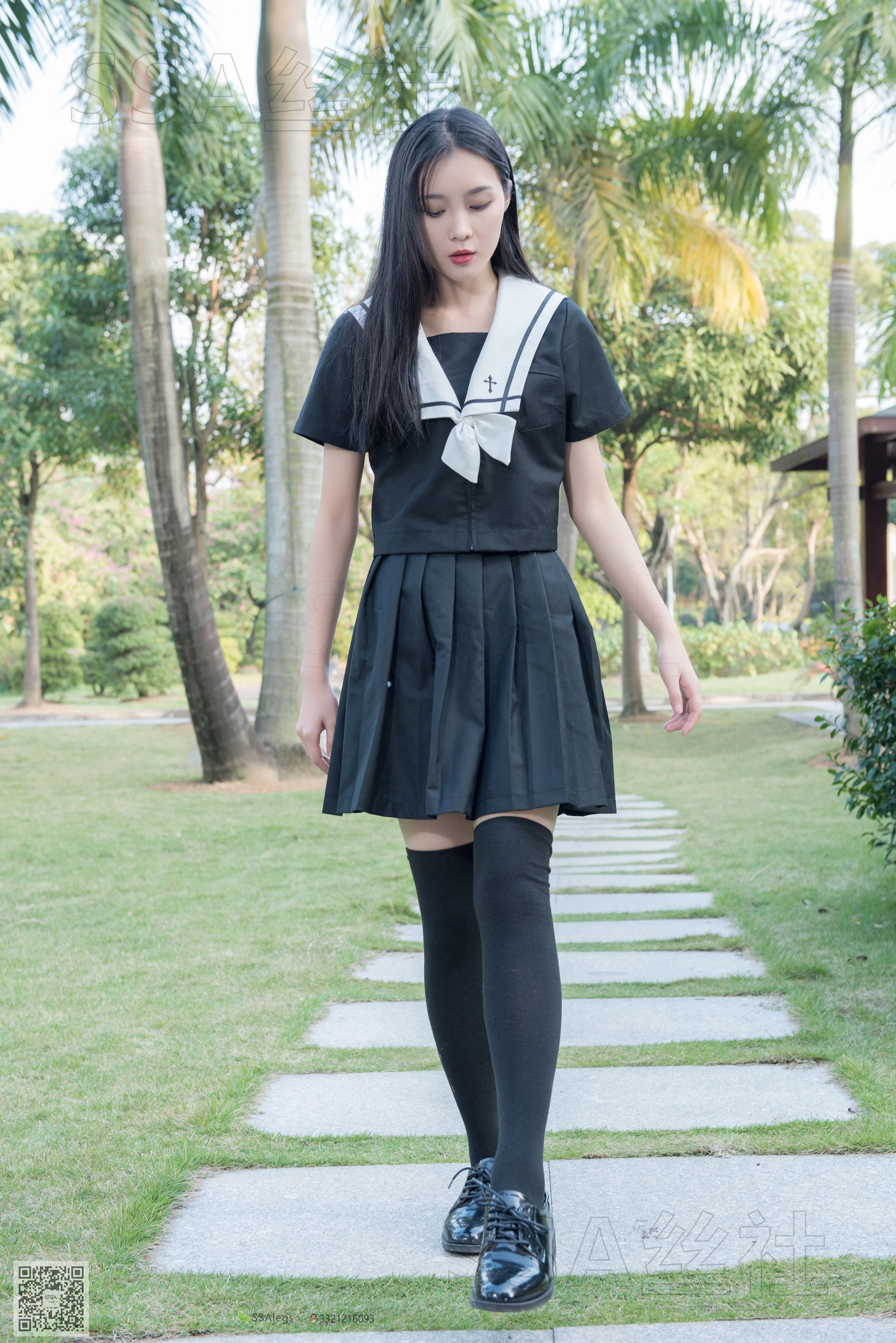 SSA丝社 超清写真 NO.060 君君 JK制服游公园[111P-2.00GB]