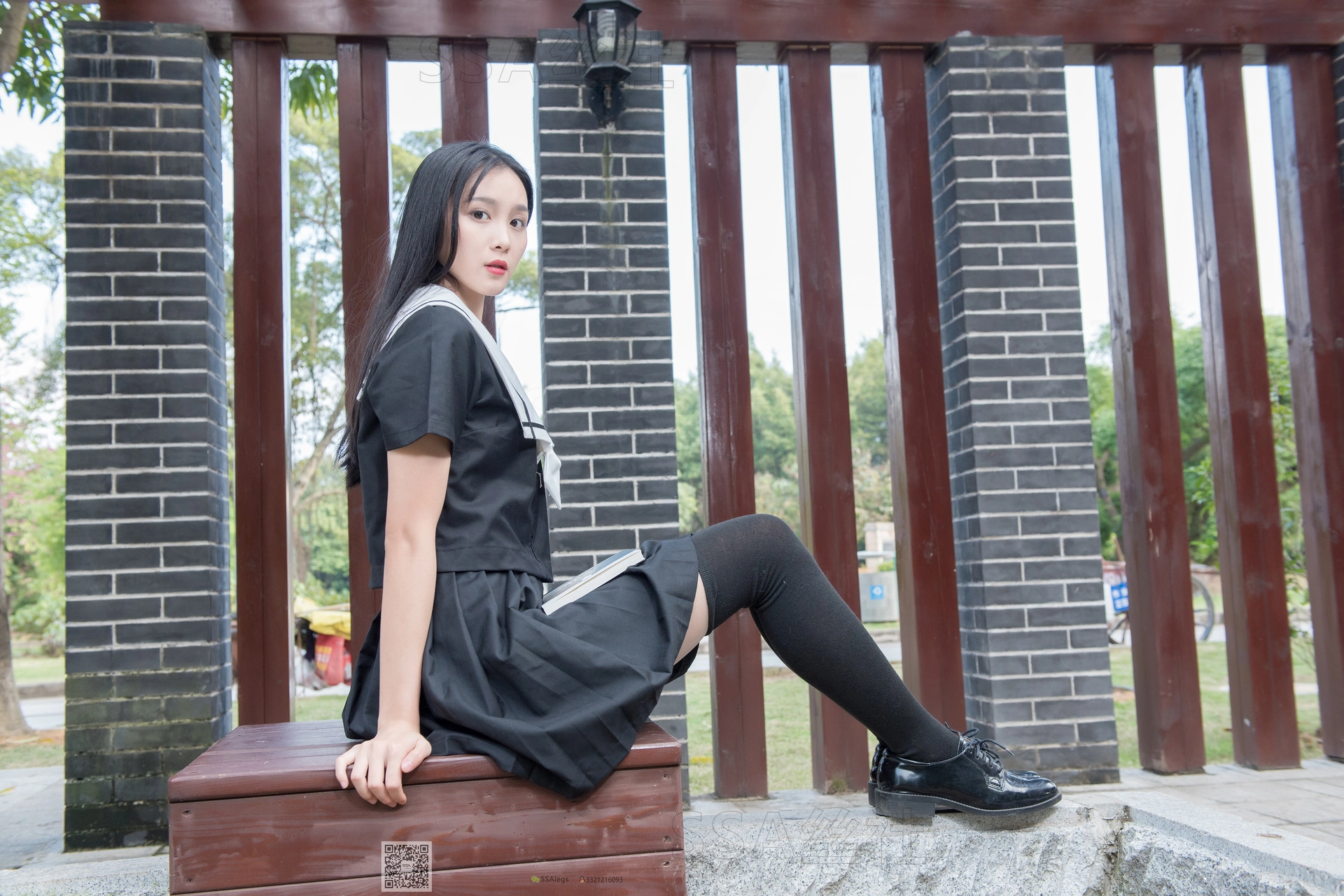 SSA丝社 超清写真 NO.060 君君 JK制服游公园[111P-2.00GB]