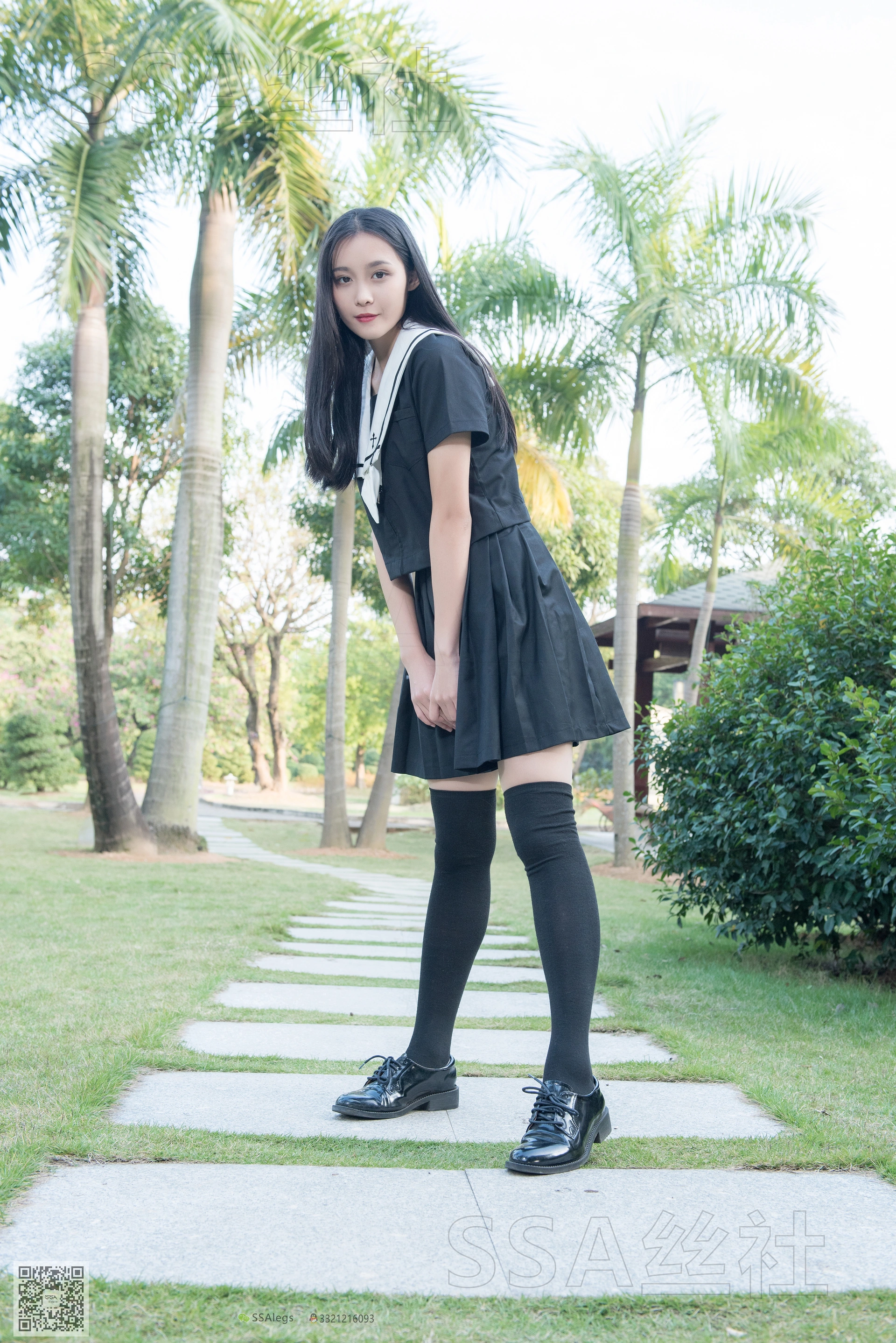 SSA丝社 超清写真 NO.060 君君 JK制服游公园[111P-2.00GB]