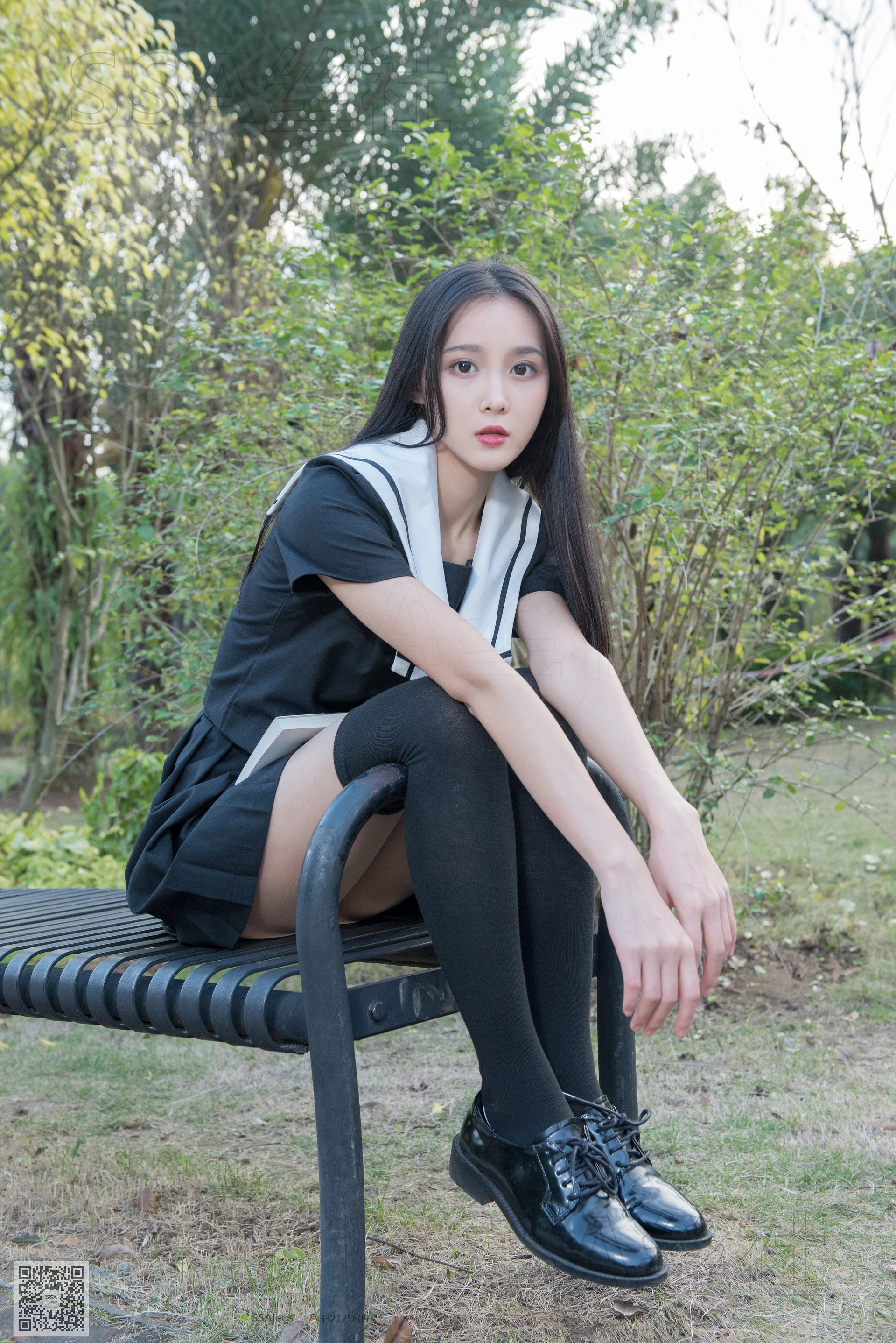 SSA丝社 超清写真 NO.060 君君 JK制服游公园[111P-2.00GB]