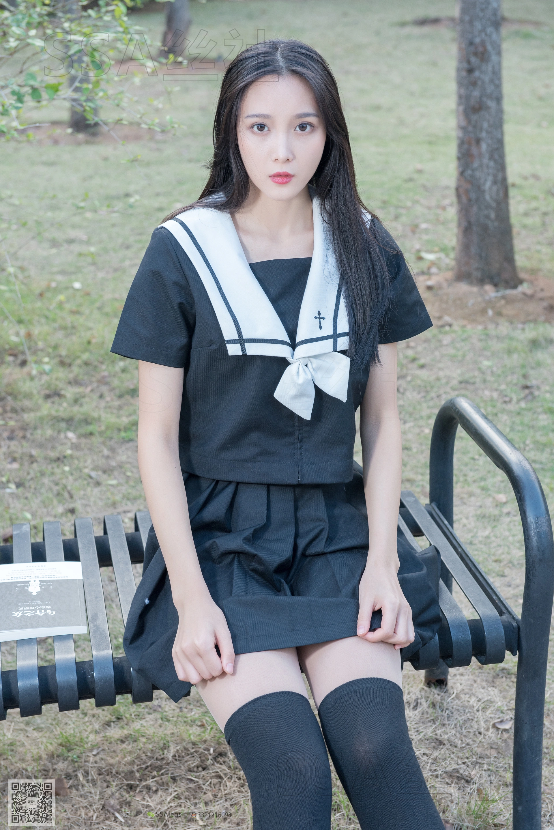SSA丝社 超清写真 NO.060 君君 JK制服游公园[111P-2.00GB]