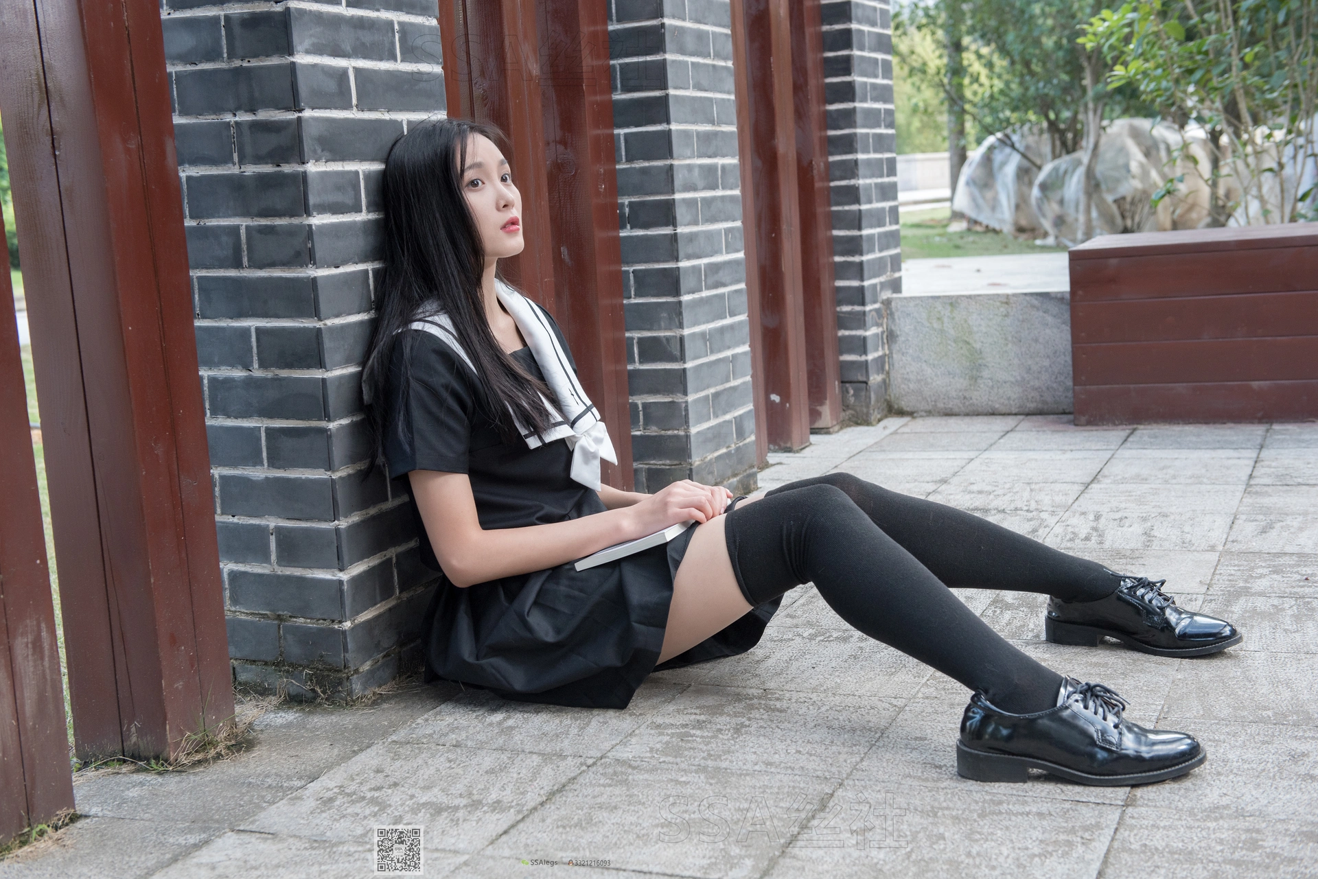 SSA丝社 超清写真 NO.060 君君 JK制服游公园[111P-2.00GB]