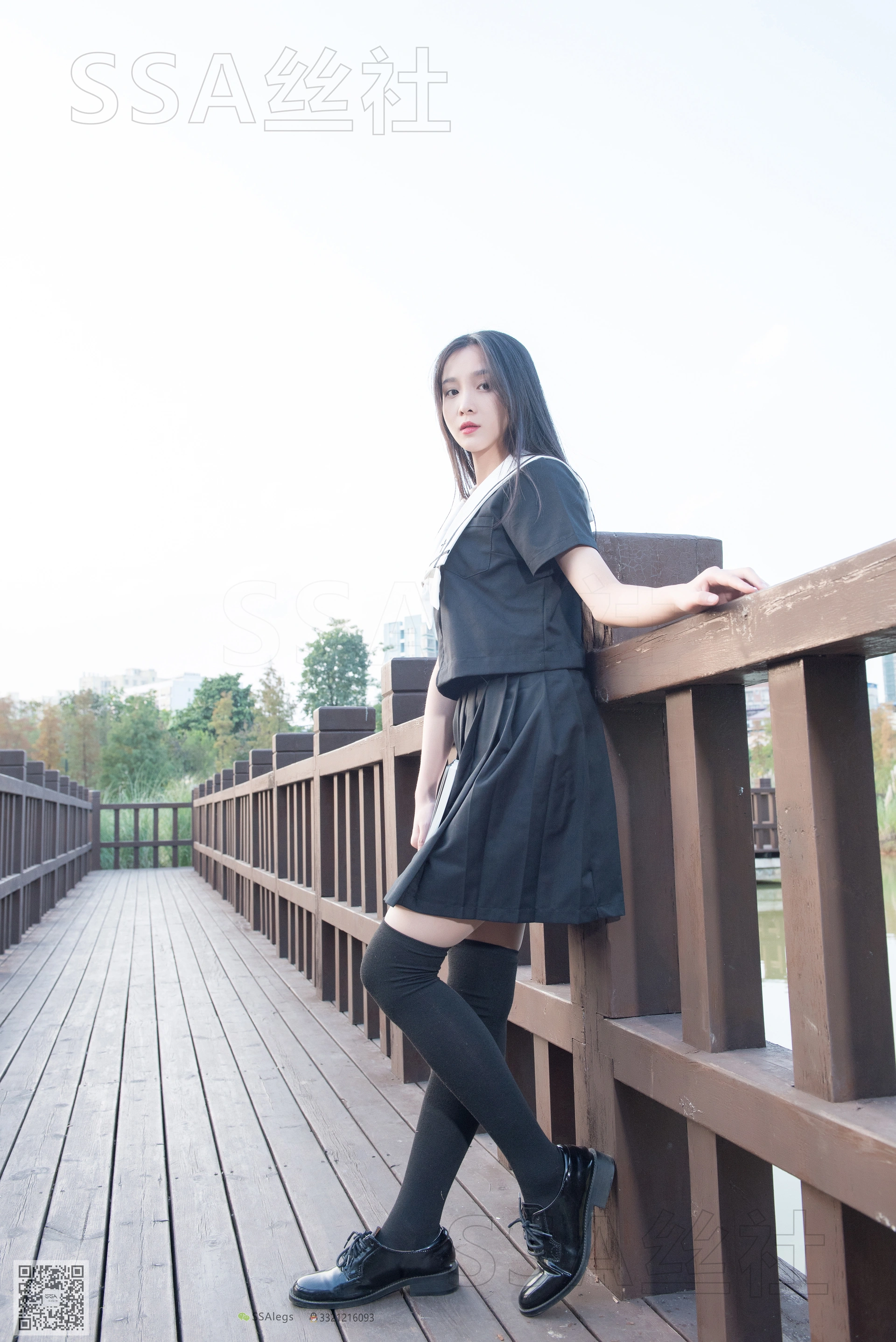SSA丝社 超清写真 NO.060 君君 JK制服游公园[111P-2.00GB]