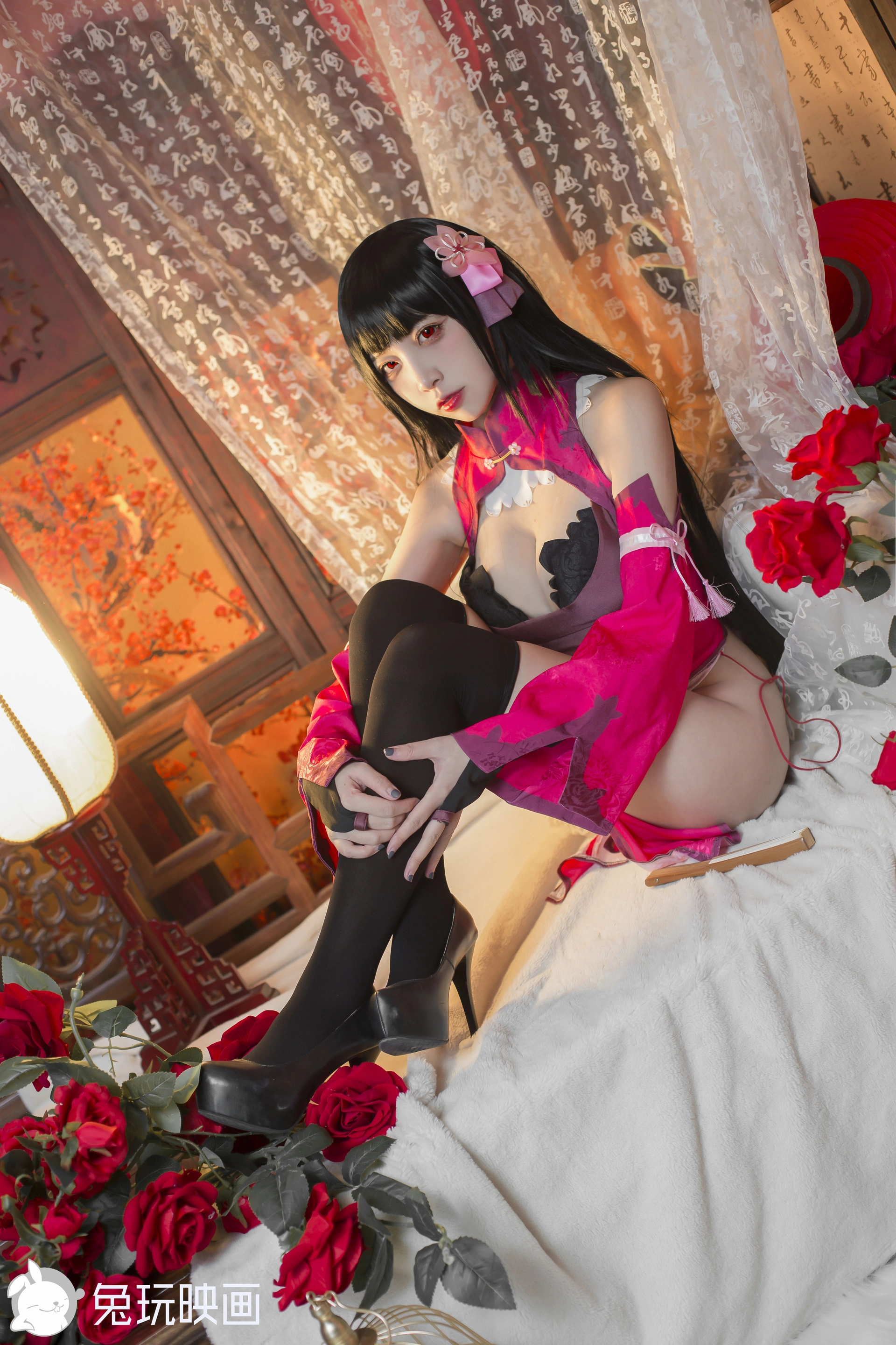 D55.003 红蓝旗袍 [40P-309MB]