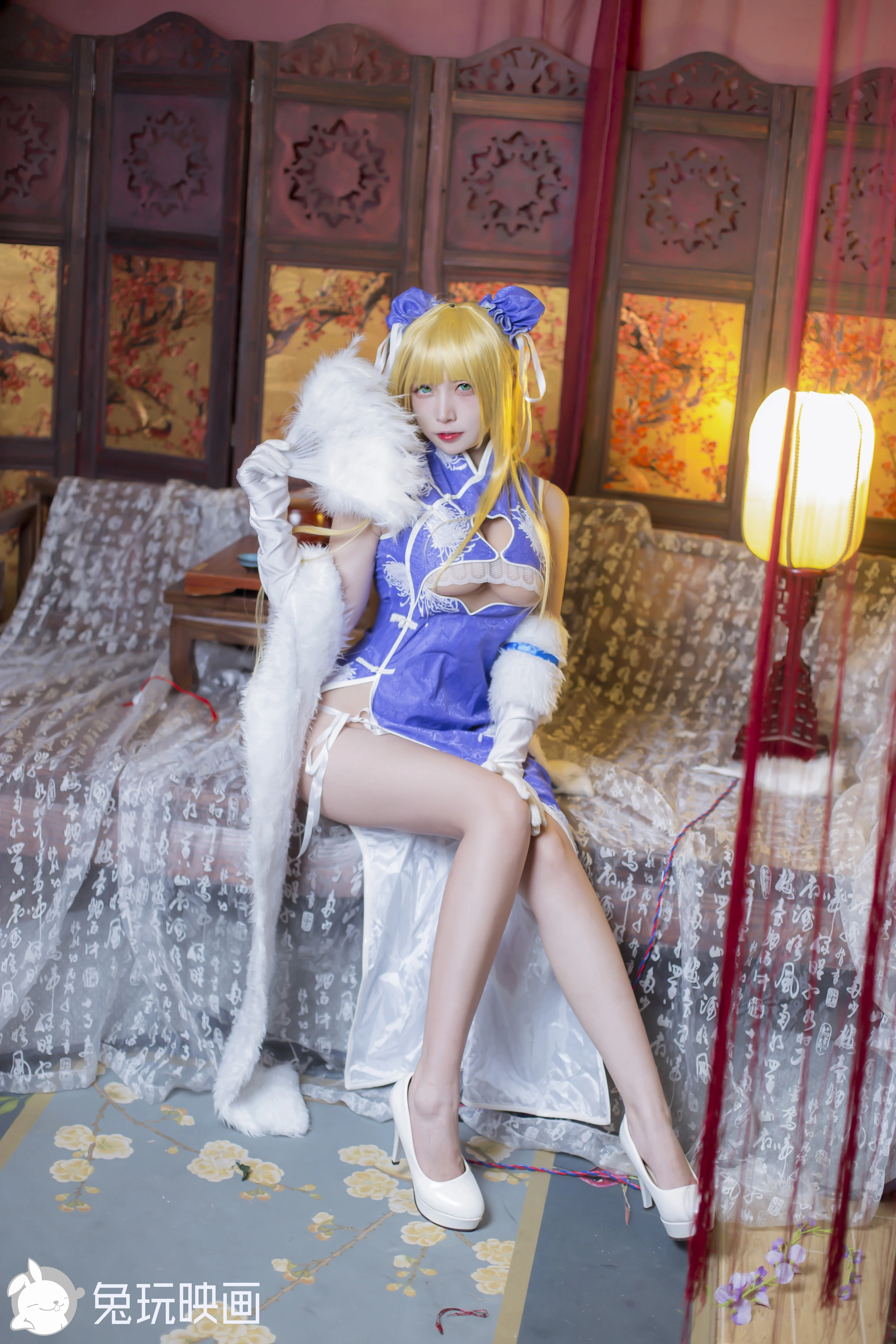 D55.003 红蓝旗袍 [40P-309MB]