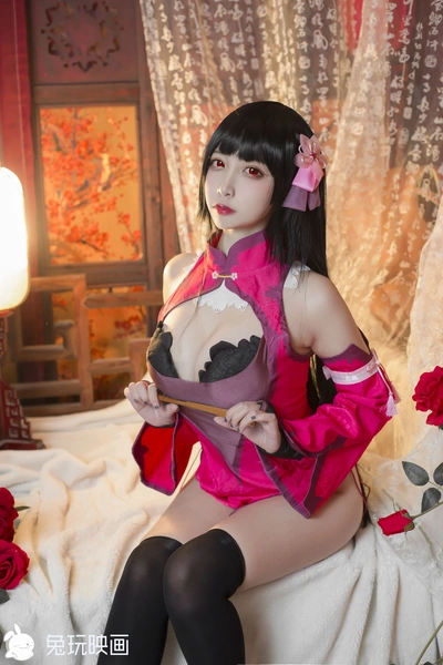 D55.003 红蓝旗袍 [40P-309MB]