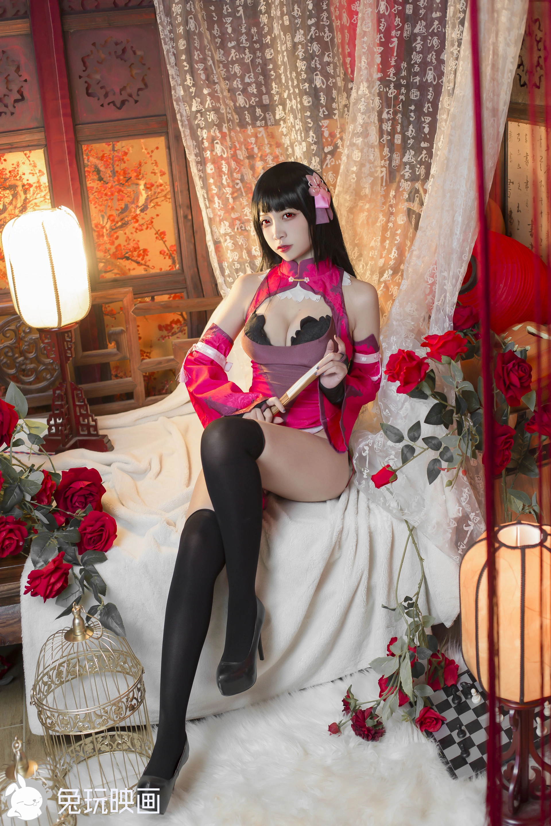 D55.003 红蓝旗袍 [40P-309MB]