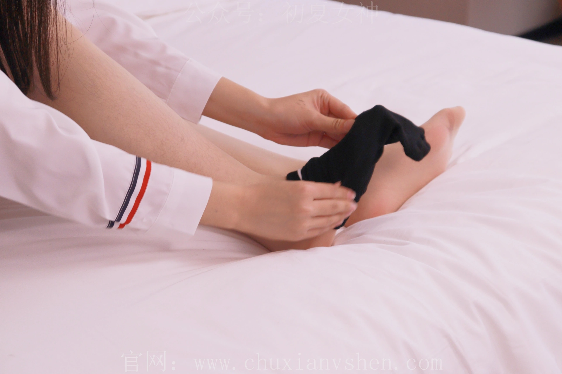 初夏女神 NO.014 沙沙~王心凌同款JK搭配JK小黑皮鞋[136P-1V-5.26G]