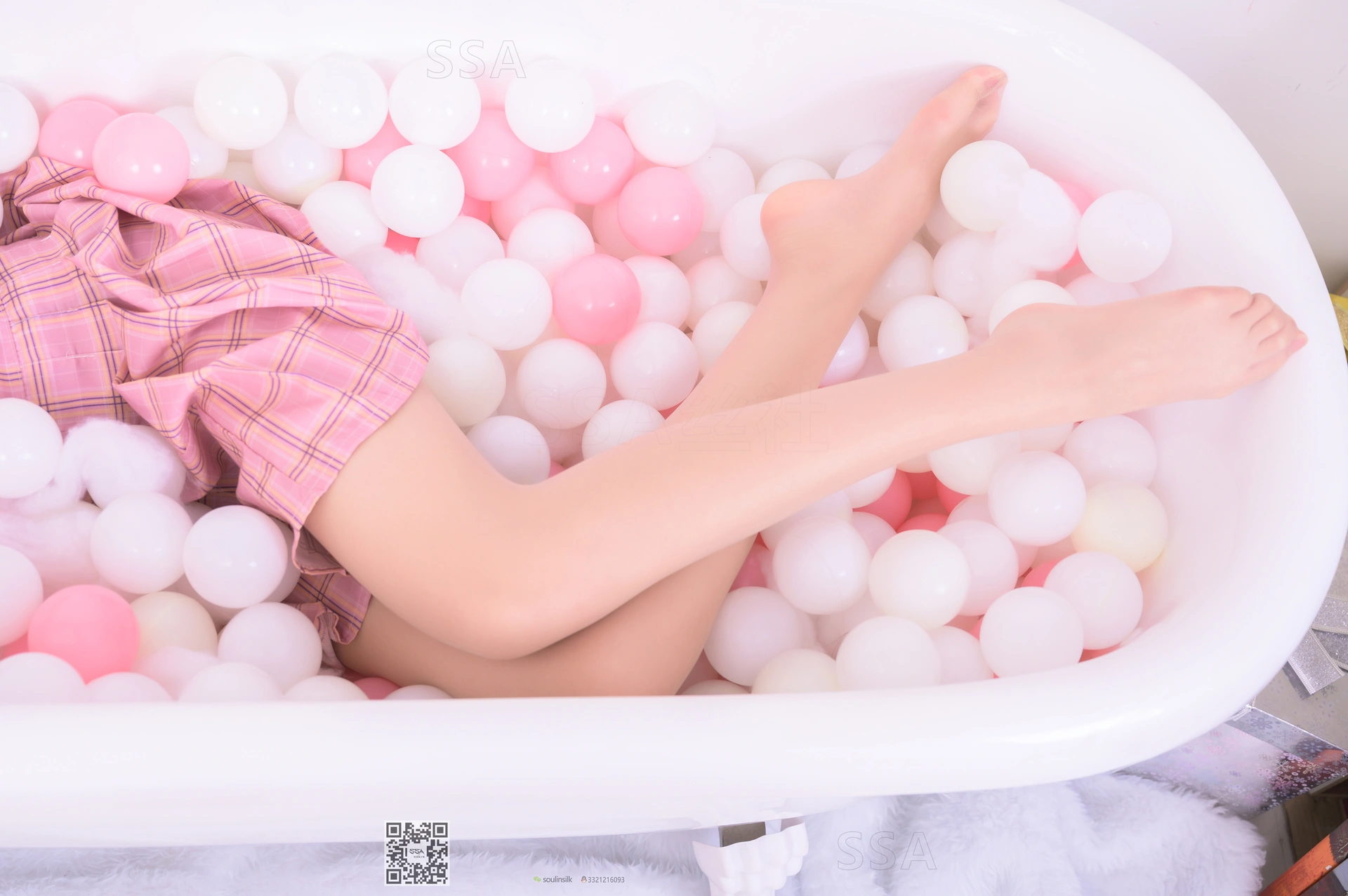 SSA丝社 超清写真 NO.177 小九妹妹 粉色百褶裙穿搭示范[119P-0.97GB]