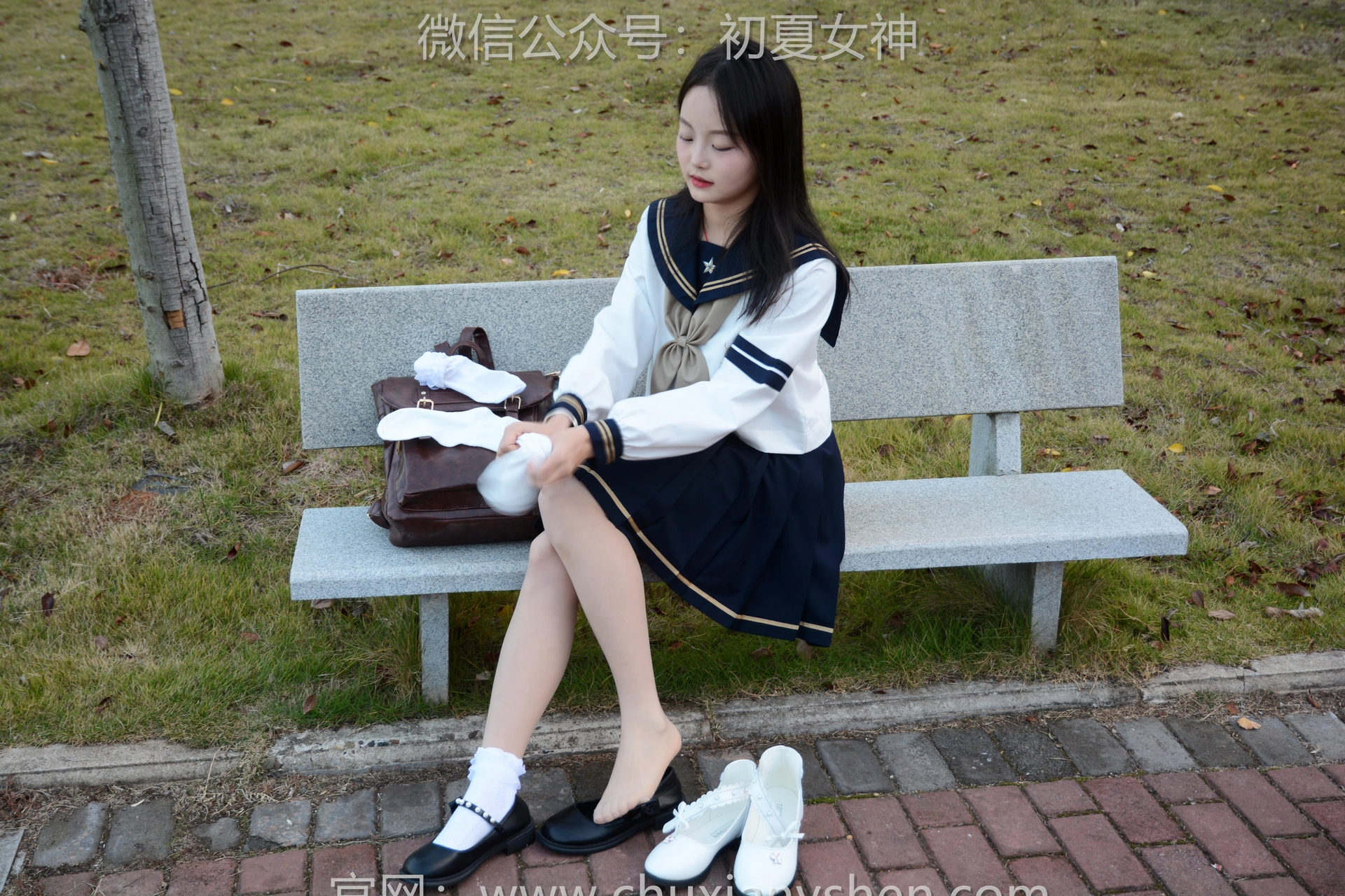 初夏女神 NO.103 双双 海军服JK[140P+1V／4.02GB]
