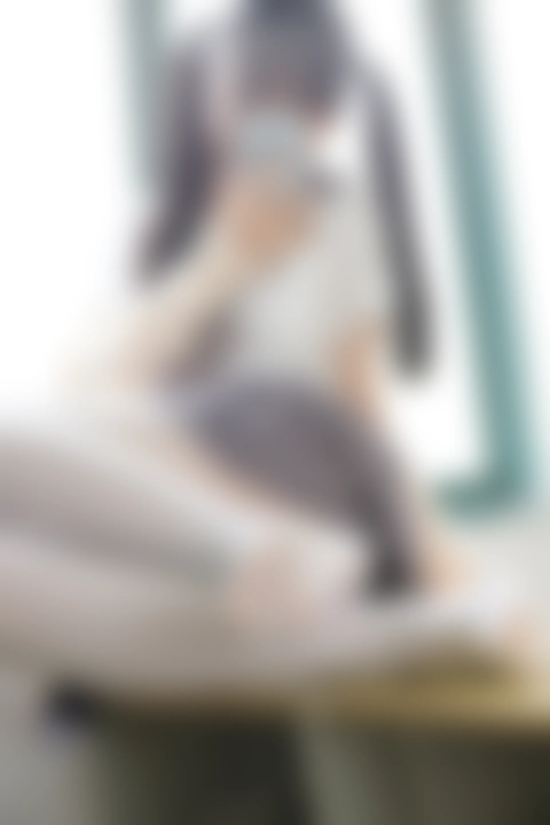 森萝财团 X-017 [99P1V-1.24G]学生装, 校服, 森萝财团, 白丝, 美腿
