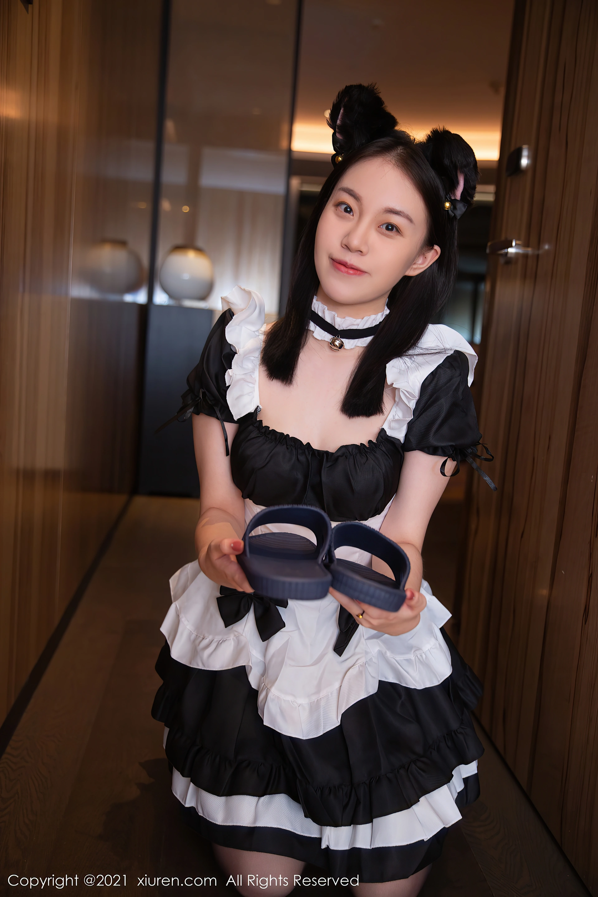 XiuRen秀人网 2021.11.02 No.4153 一颗甜蛋黄a 女仆吊袜[67+1P 620MB]