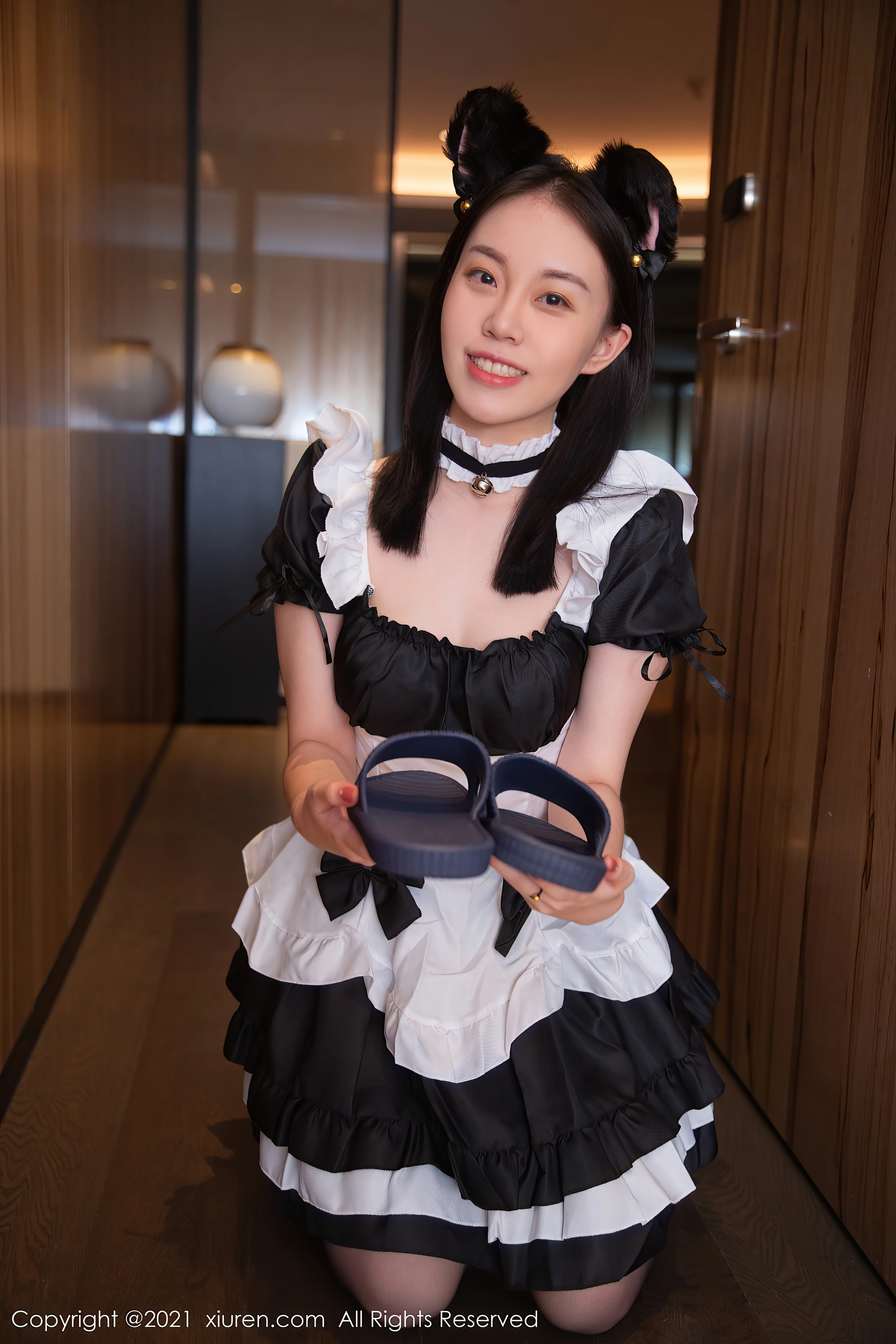XiuRen秀人网 2021.11.02 No.4153 一颗甜蛋黄a 女仆吊袜[67+1P 620MB]
