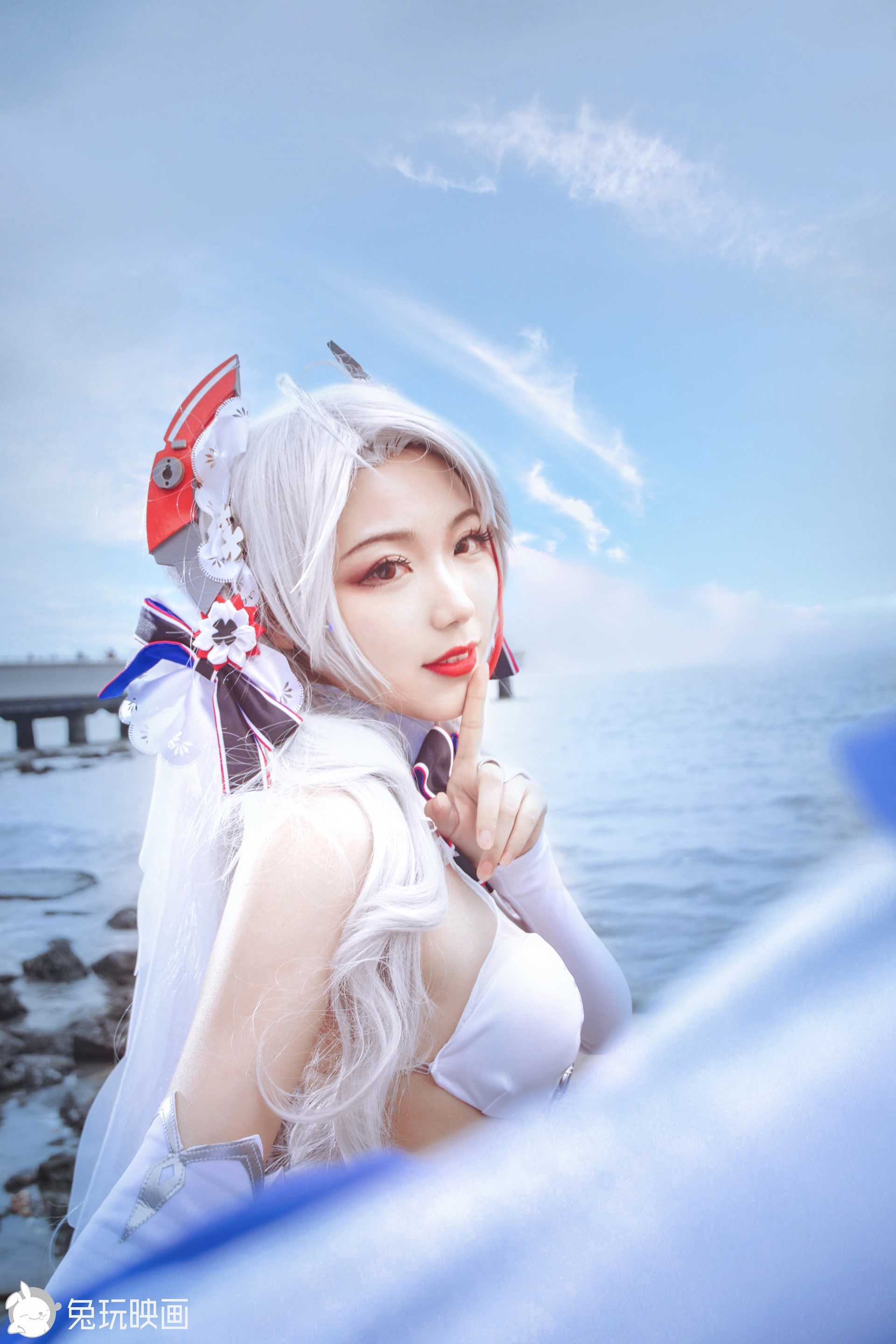 C22.001 碧蓝-欧根花嫁 [35P-404MB]