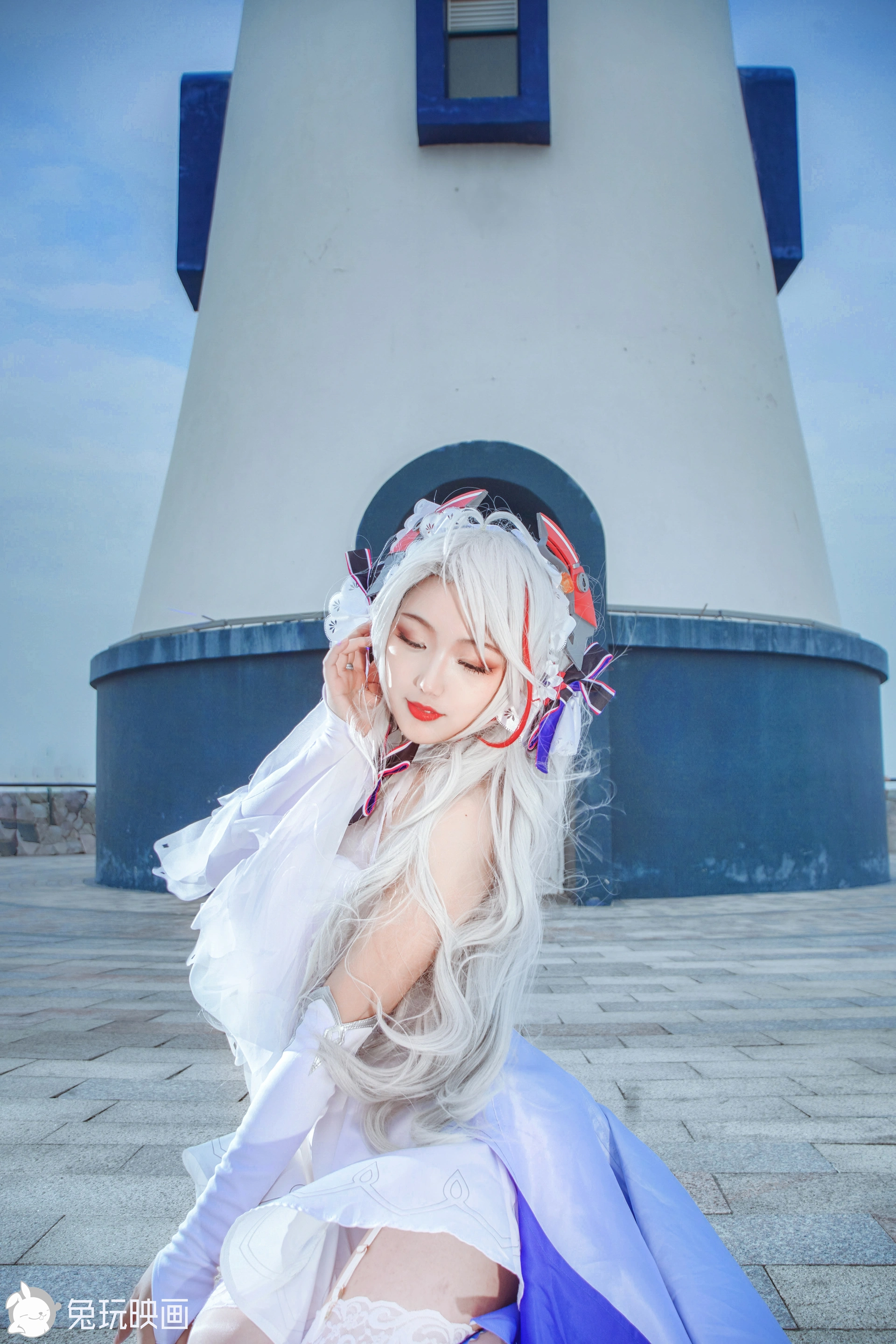 C22.001 碧蓝-欧根花嫁 [35P-404MB]